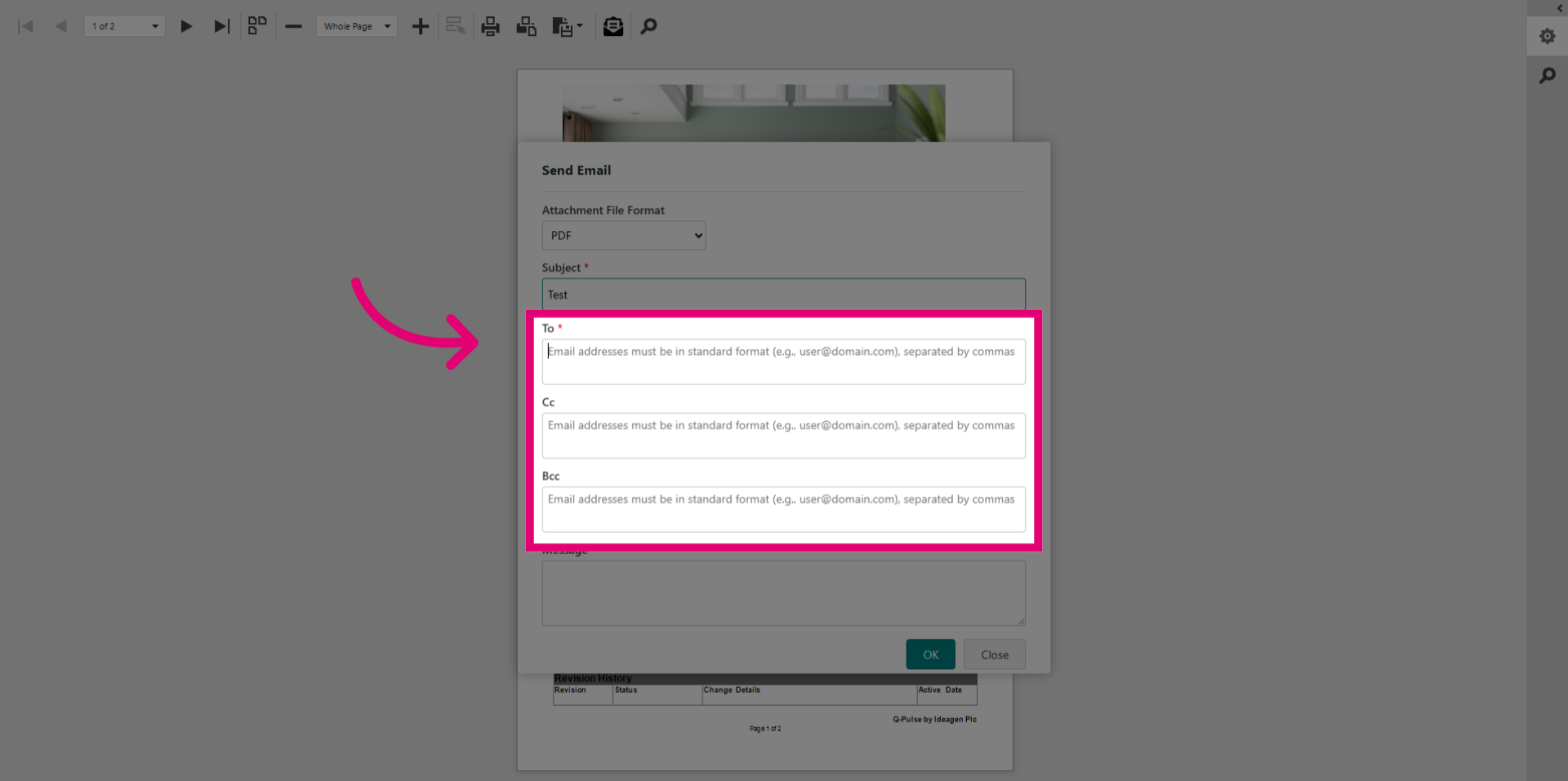Add recipients