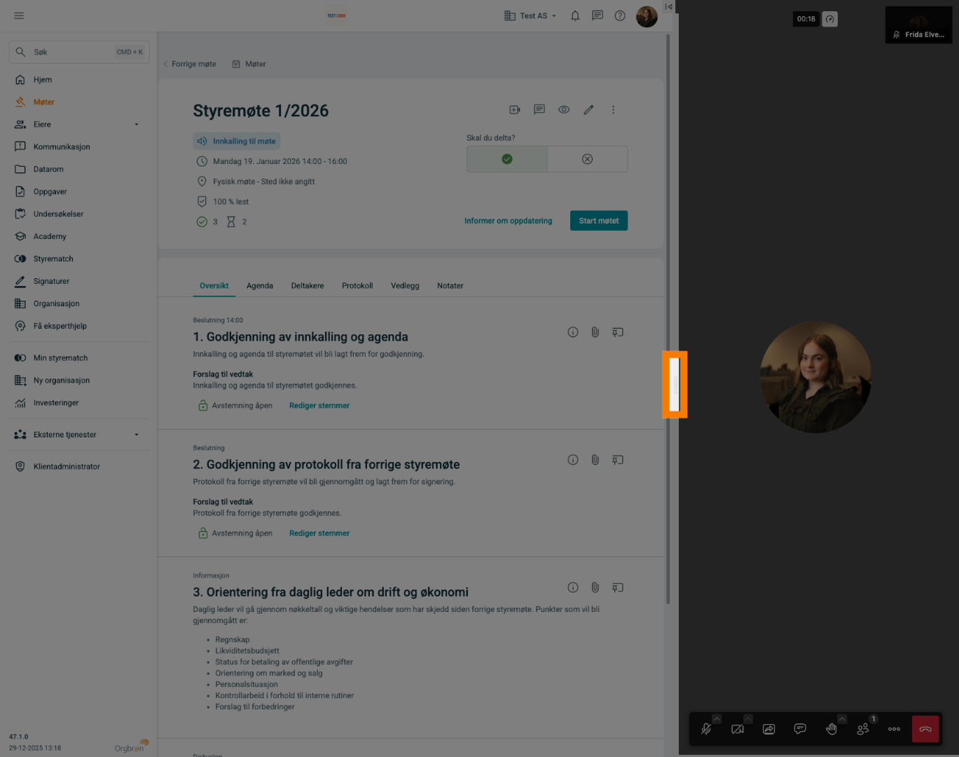 Juster skjermstørrelse