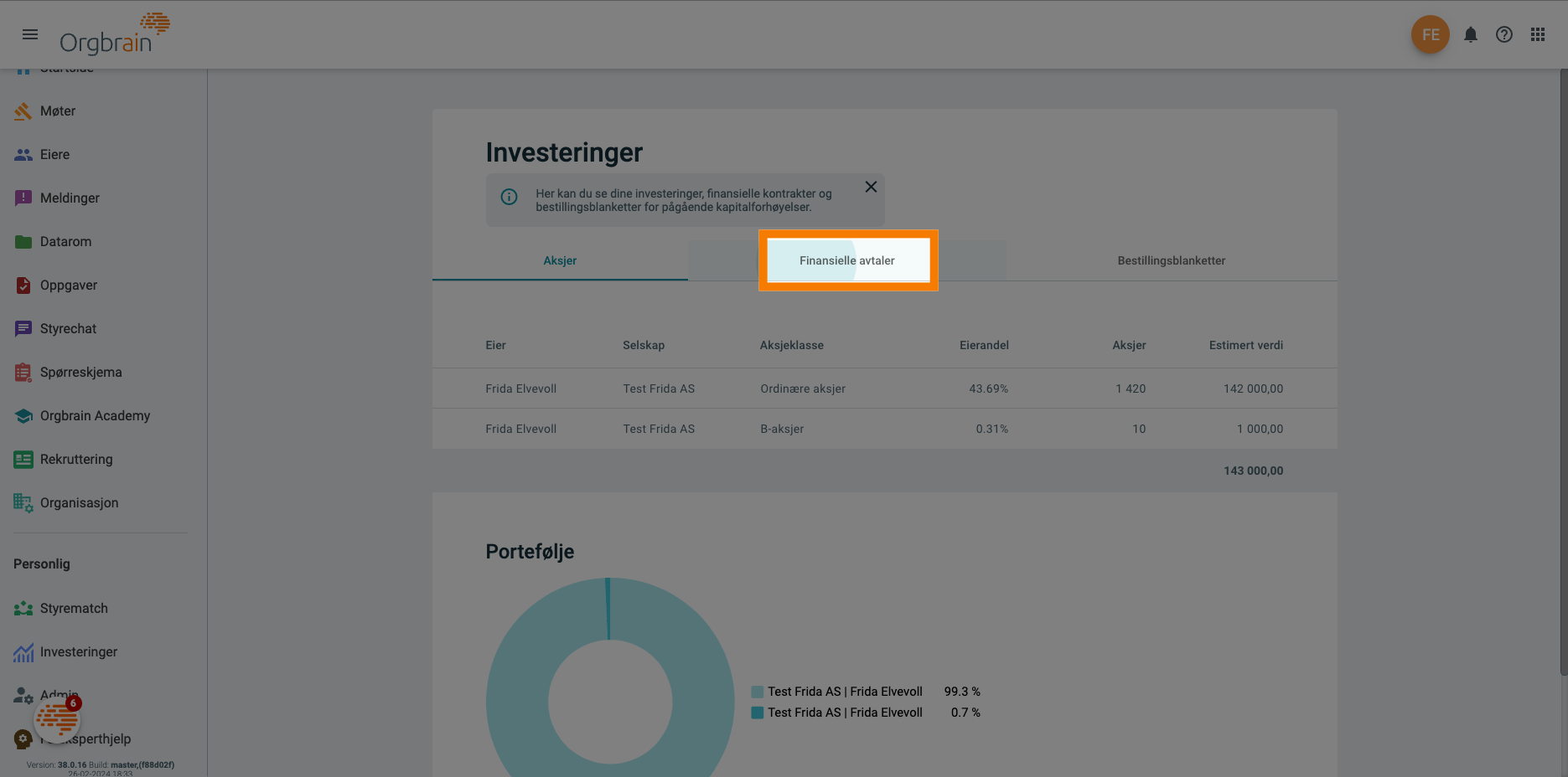 Finansielle avtaler