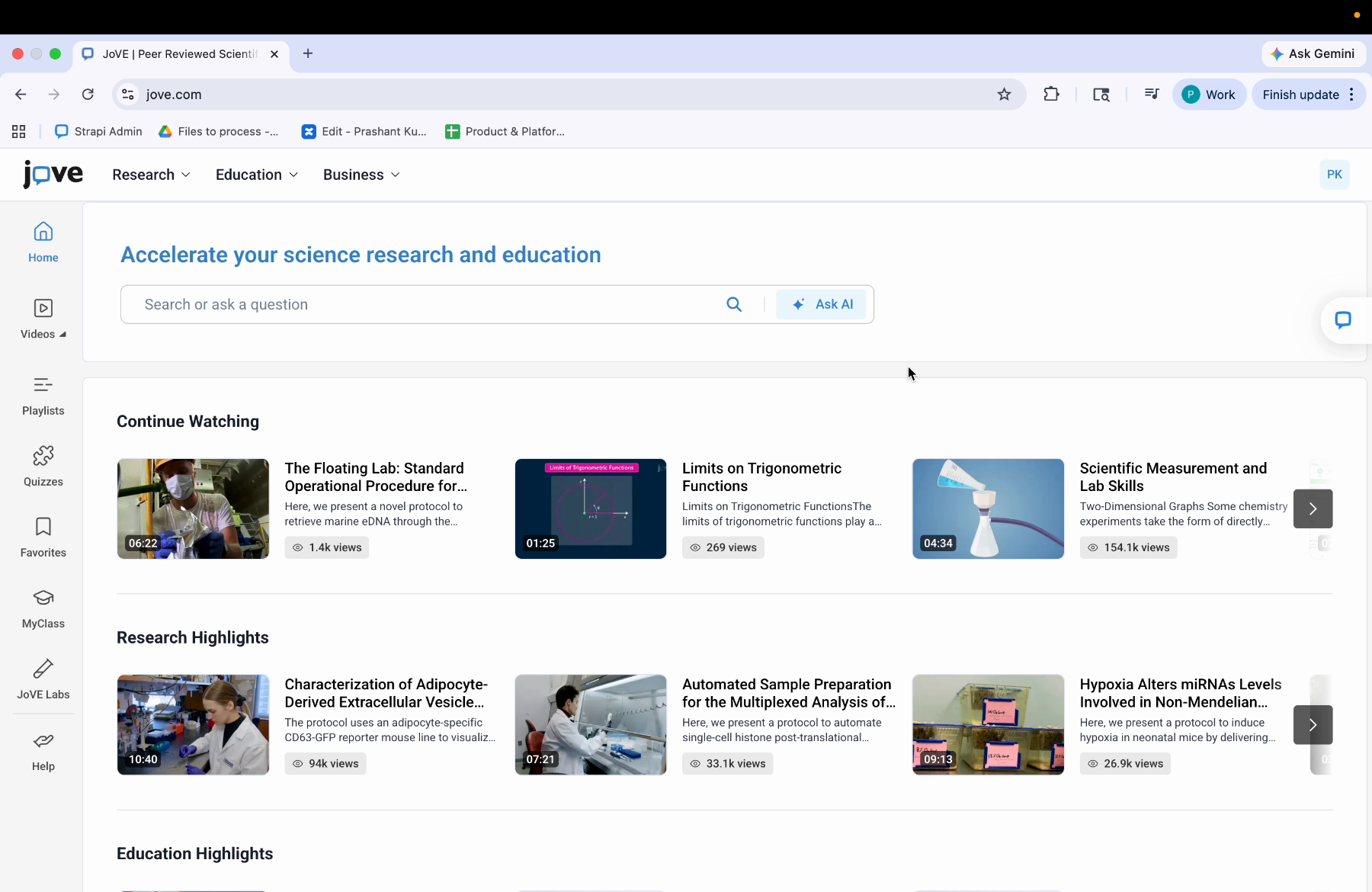 Jove Accessibility Overview