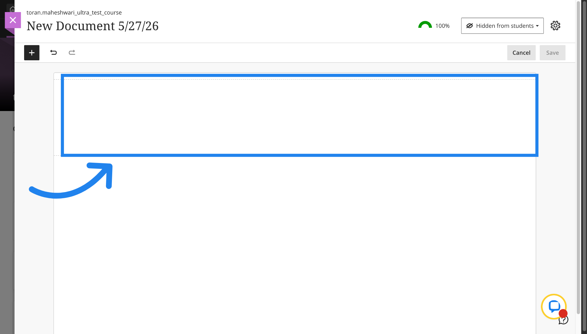 Open Embed Code Field
