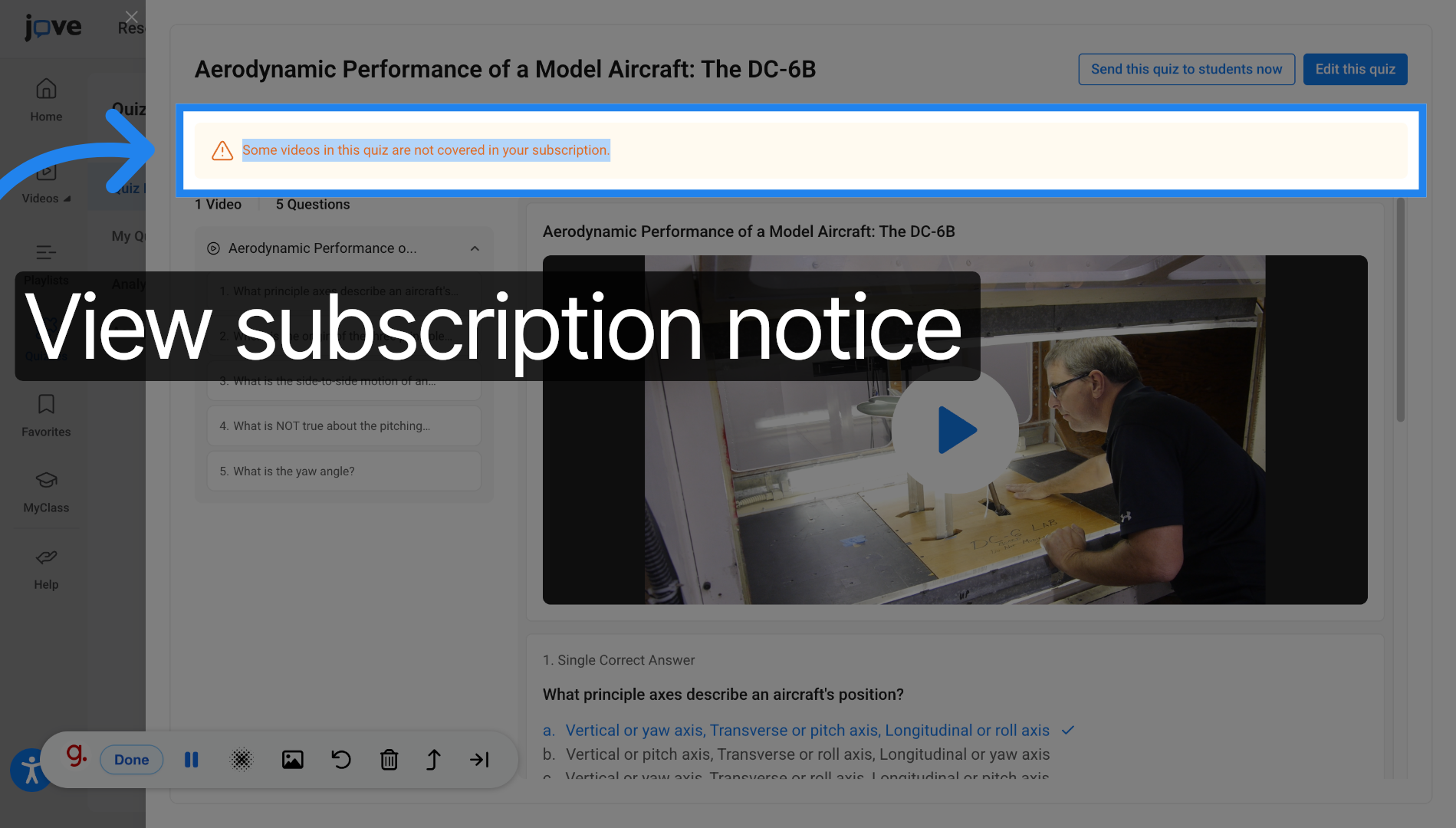 Check Subscription Status
