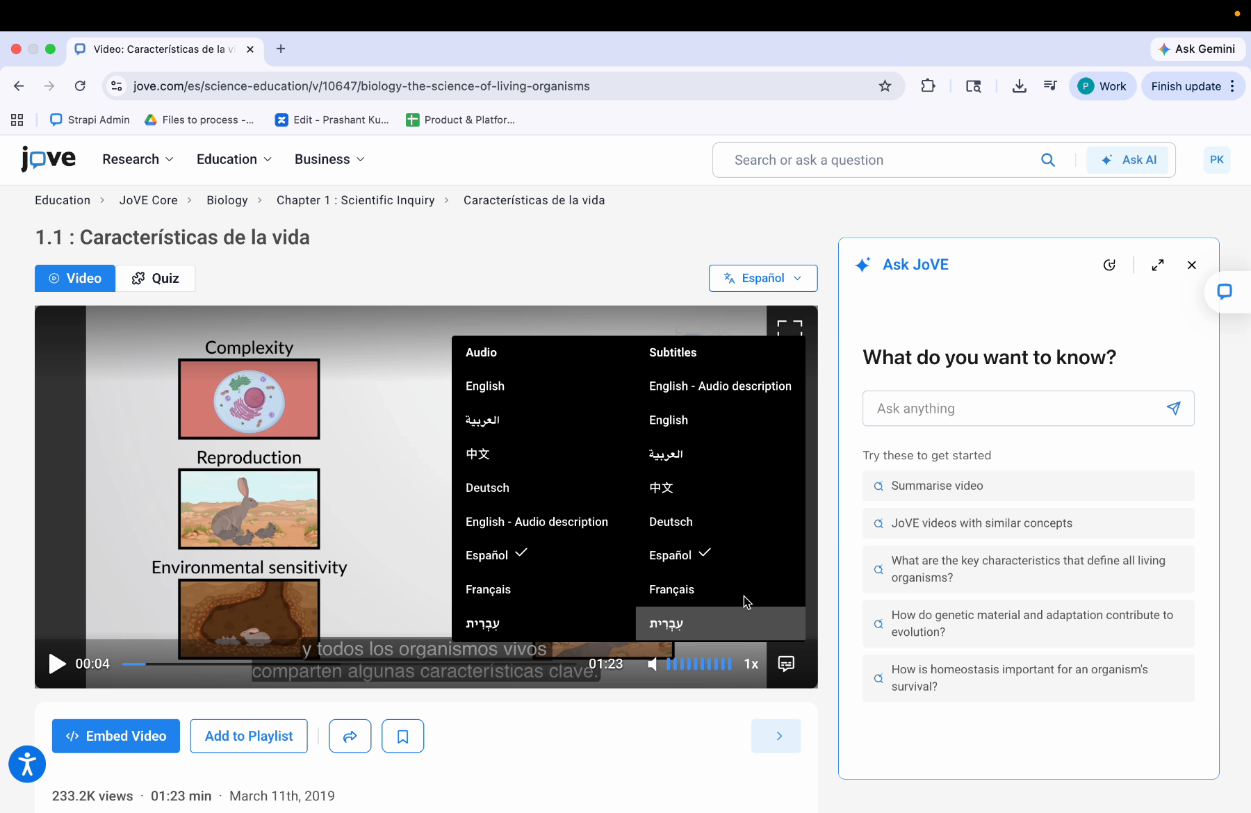 Select Audio And Subtitles Languages