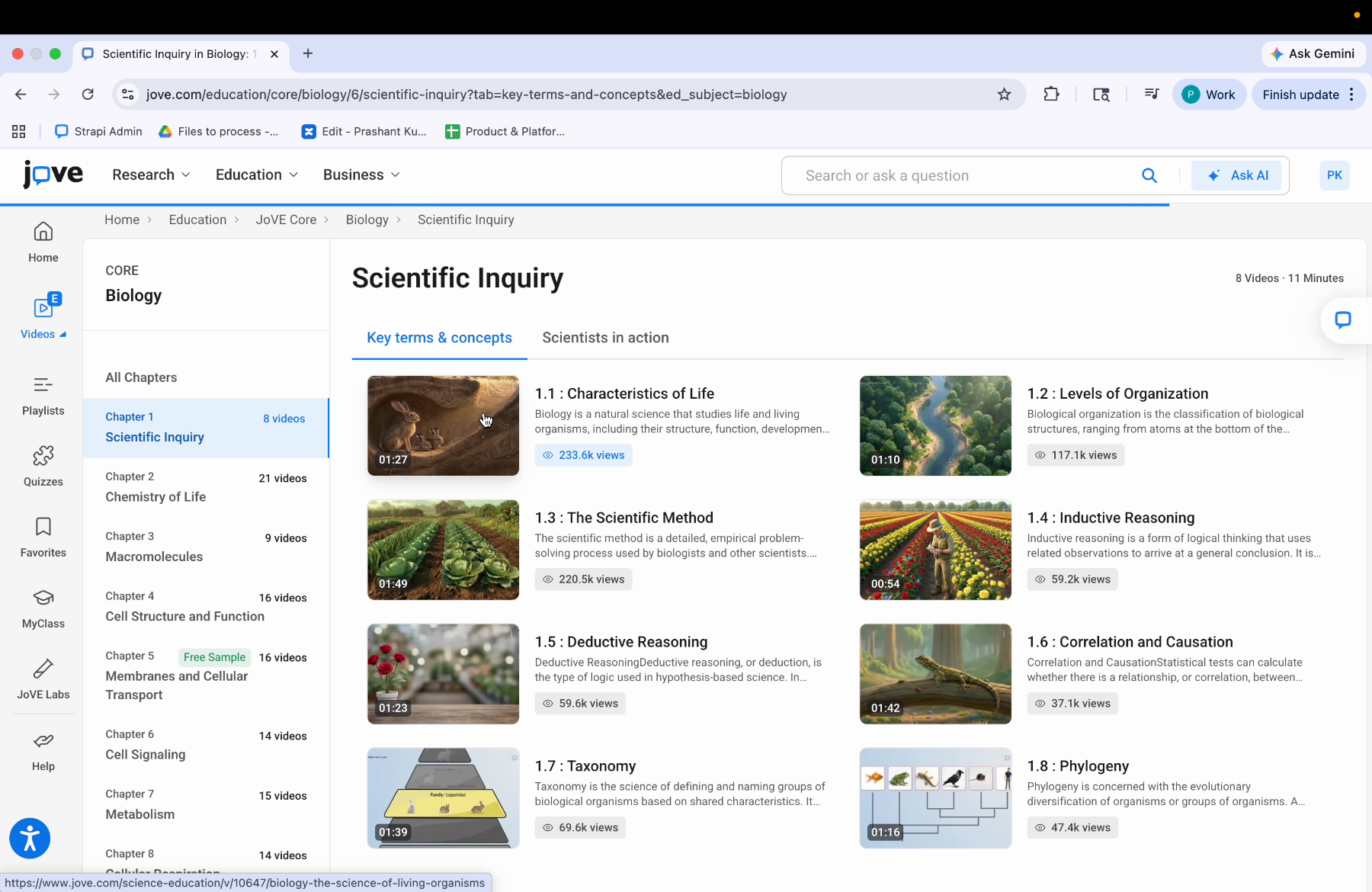 Saving Education Videos To Favorites