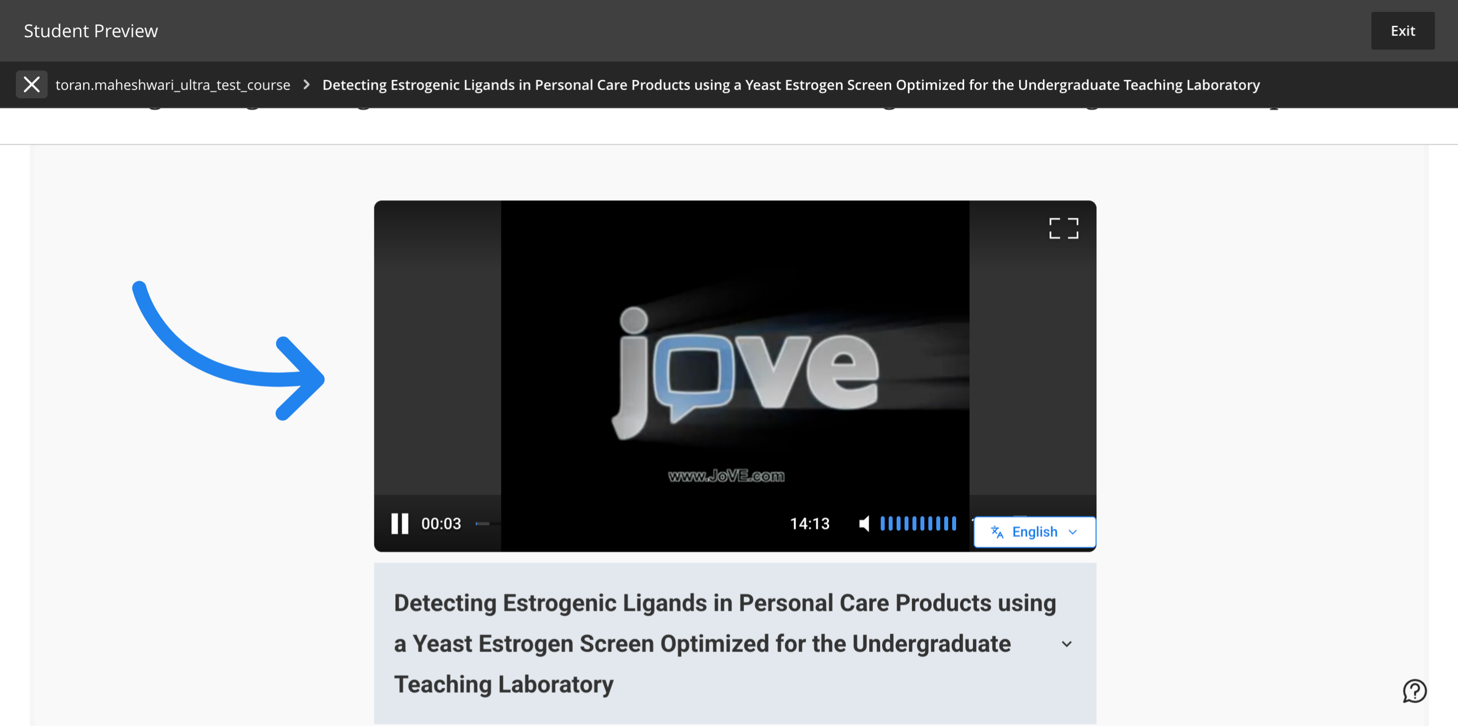 Play Jove Video