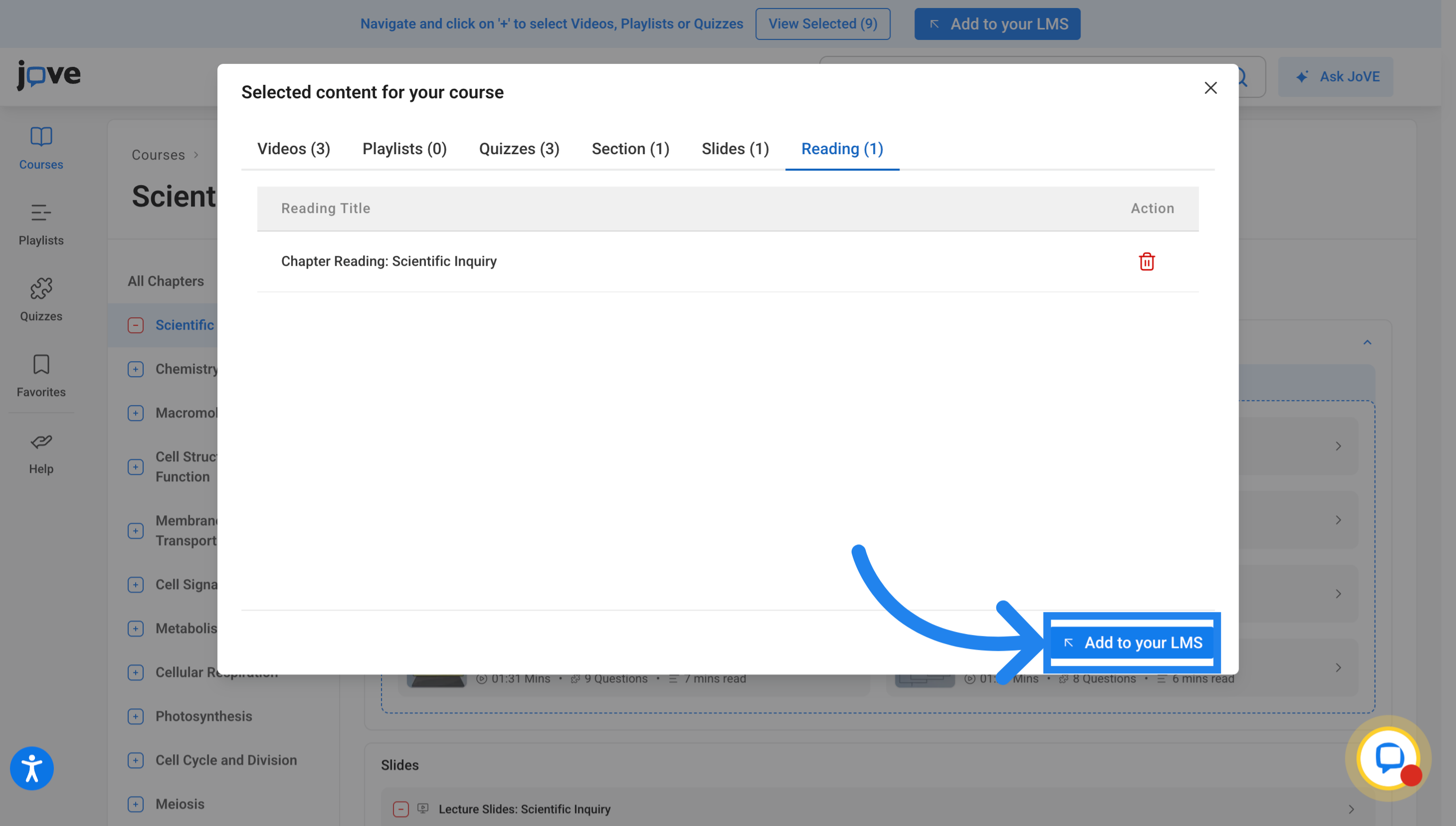 Add Resources to LMS
