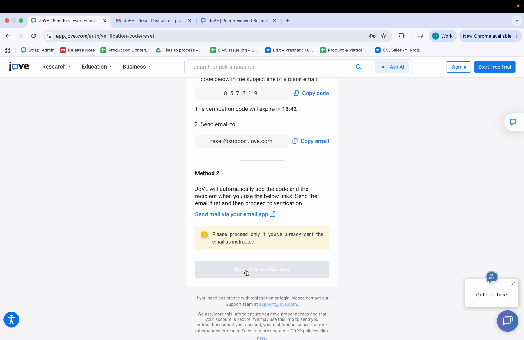 Account Verification Status