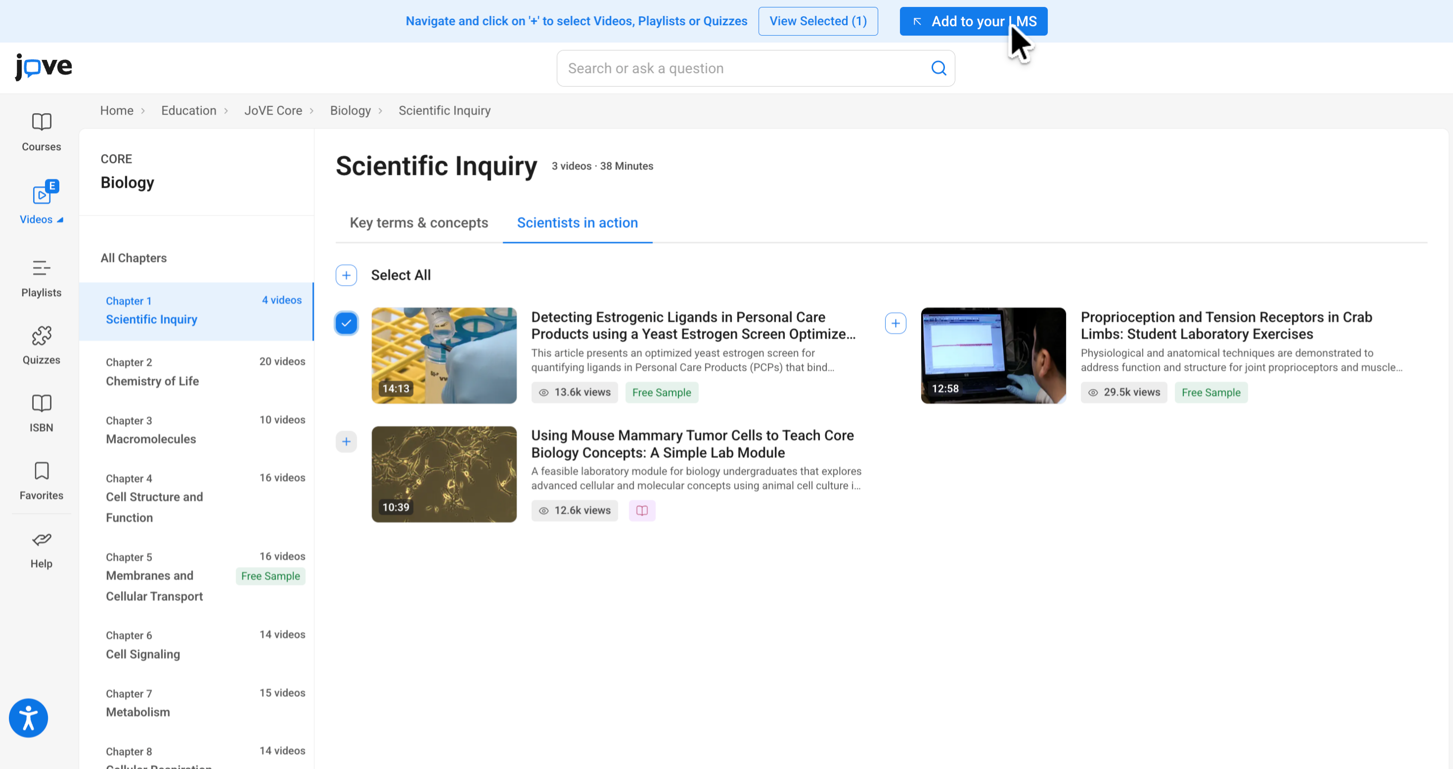 Add Video to LMS