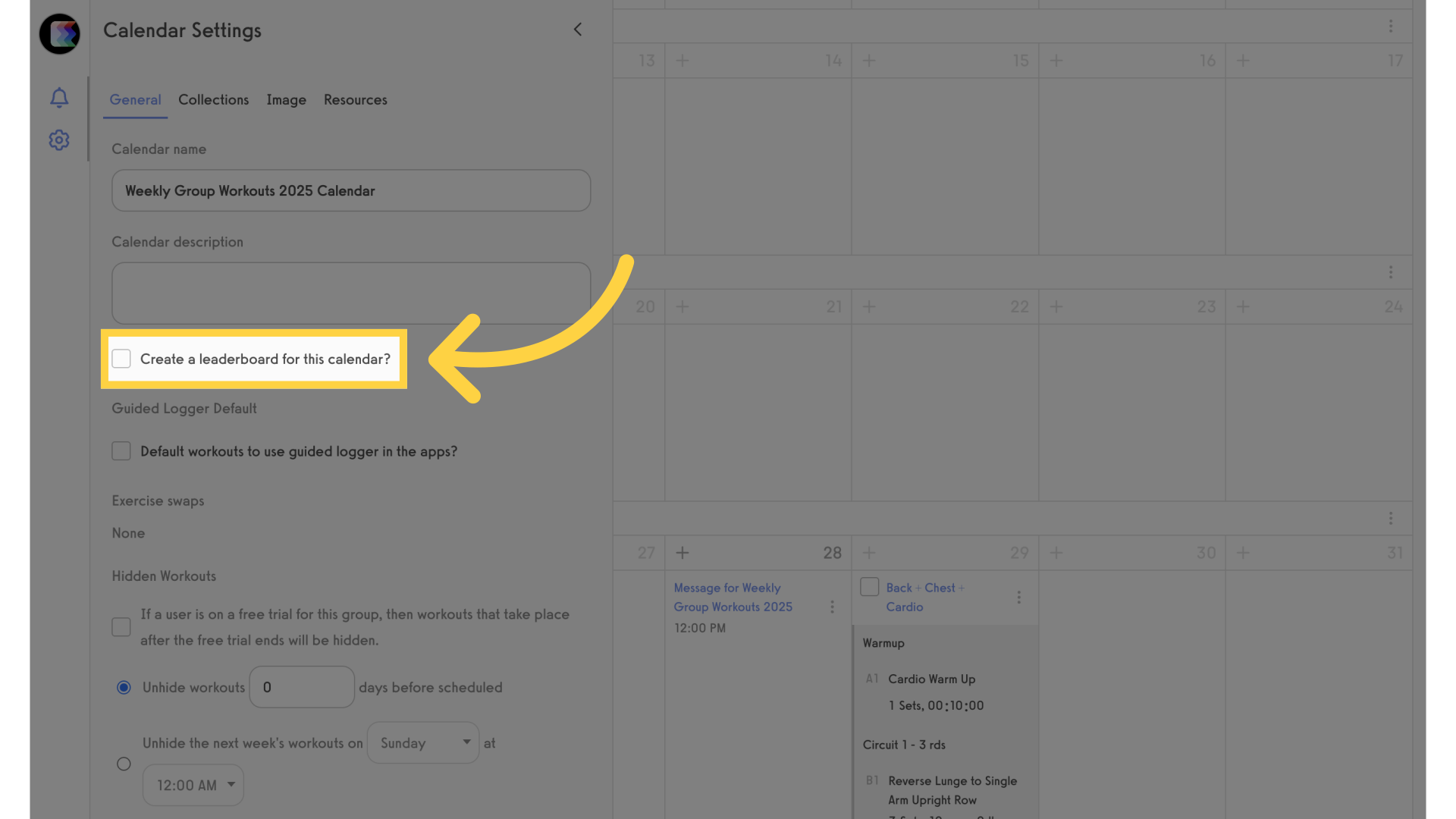 Enable Setting