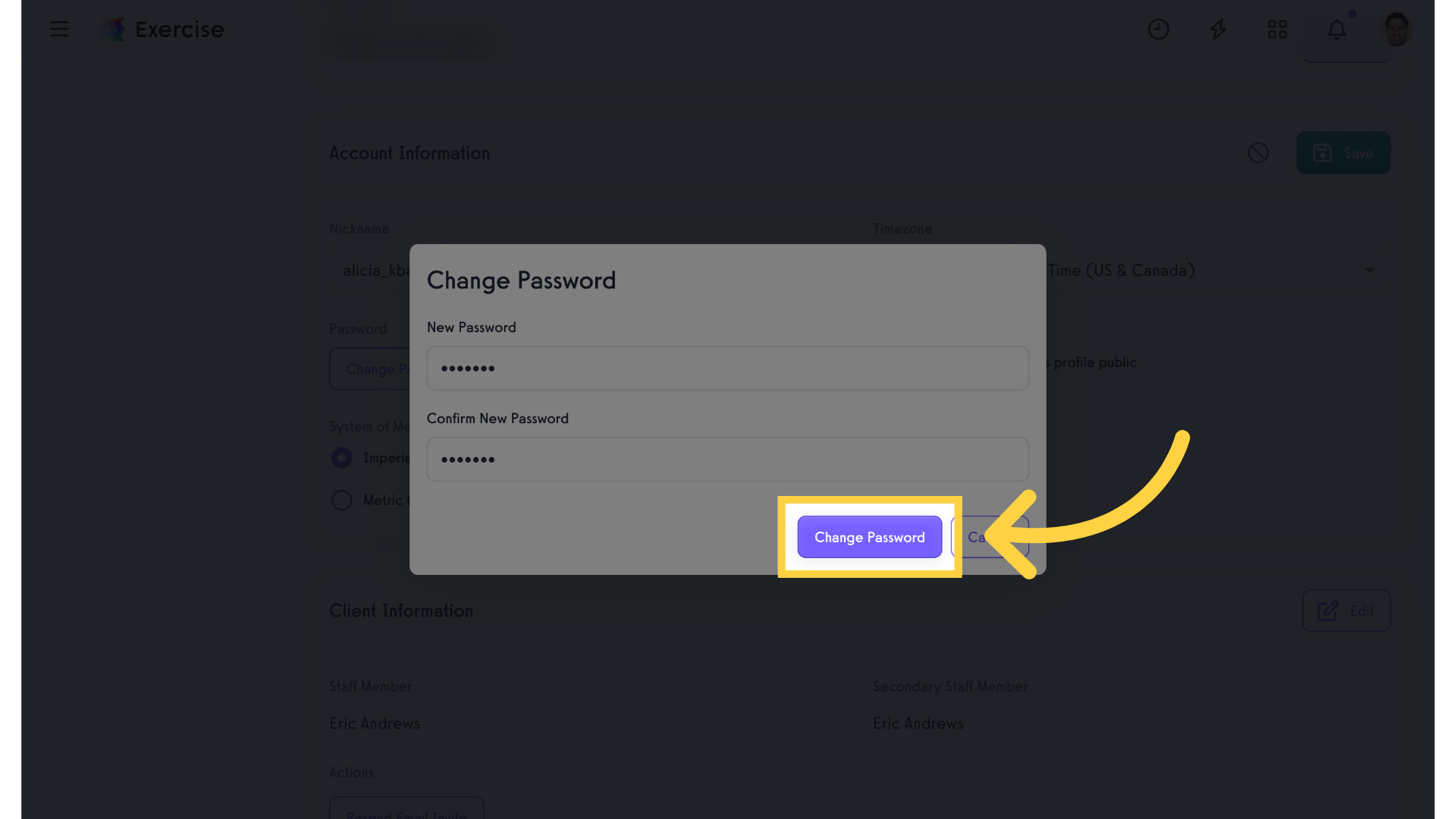 Change Password