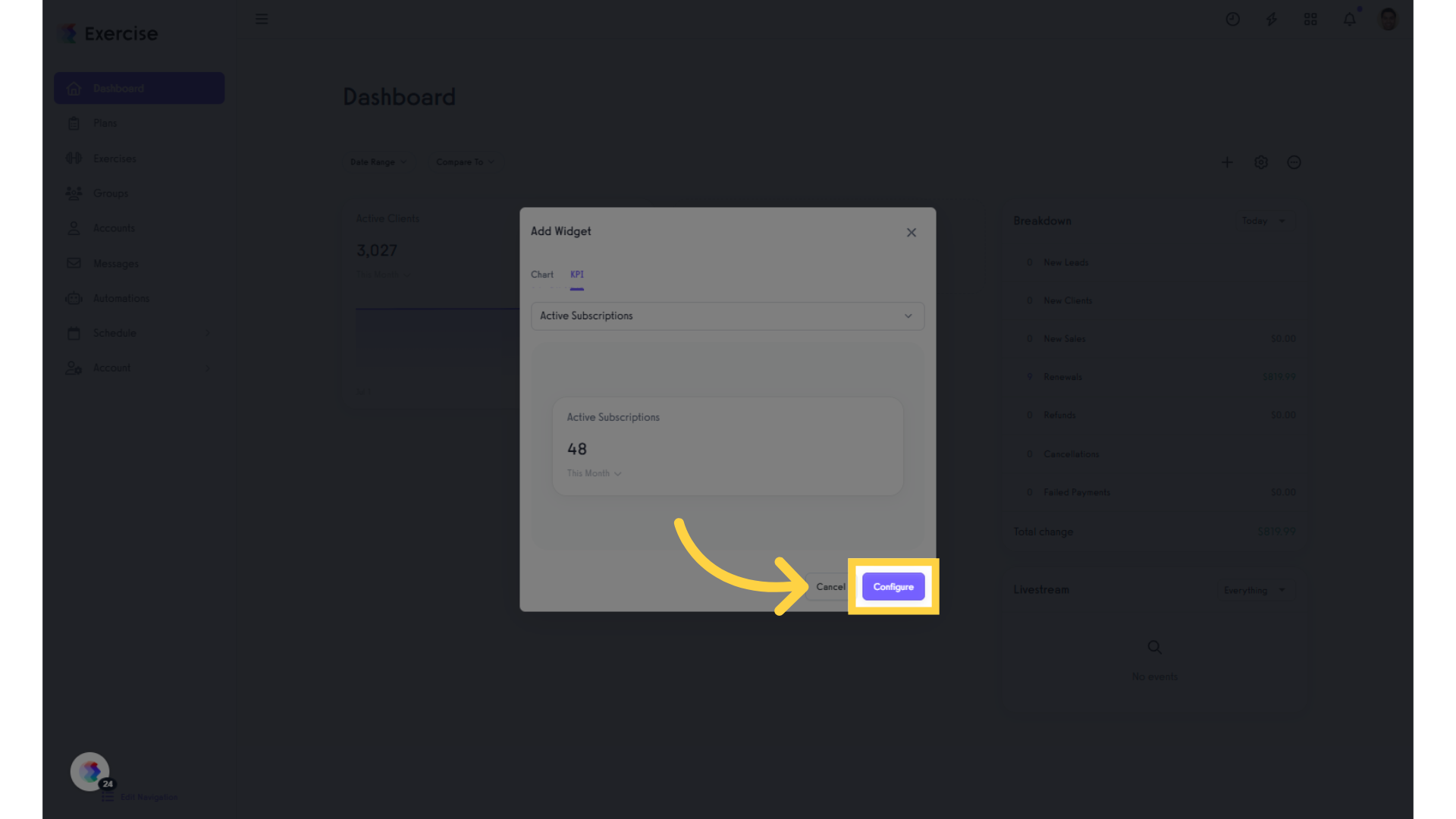 Click 'Configure.'