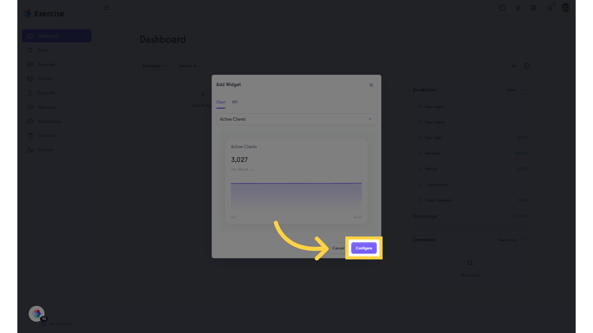 Click 'Configure.'