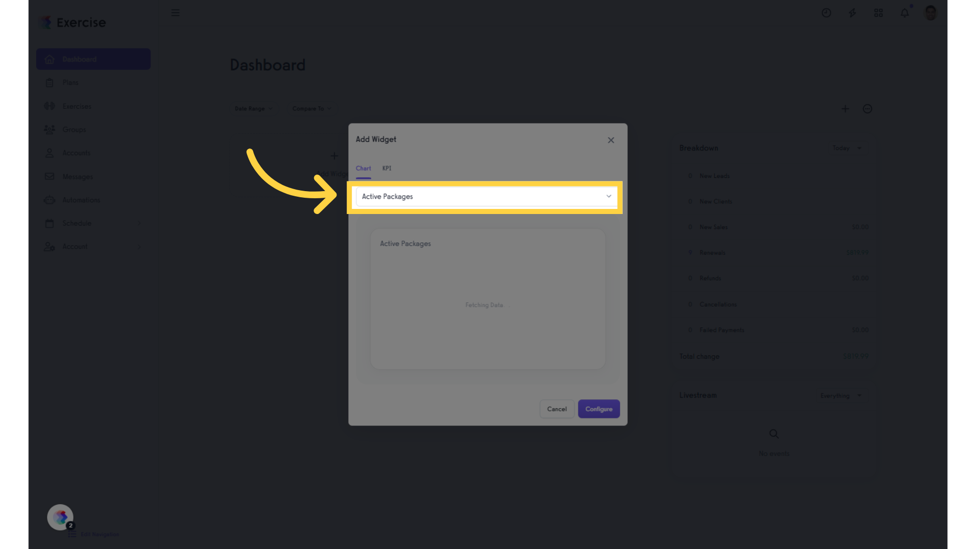 Click the collapsible section to expand it.