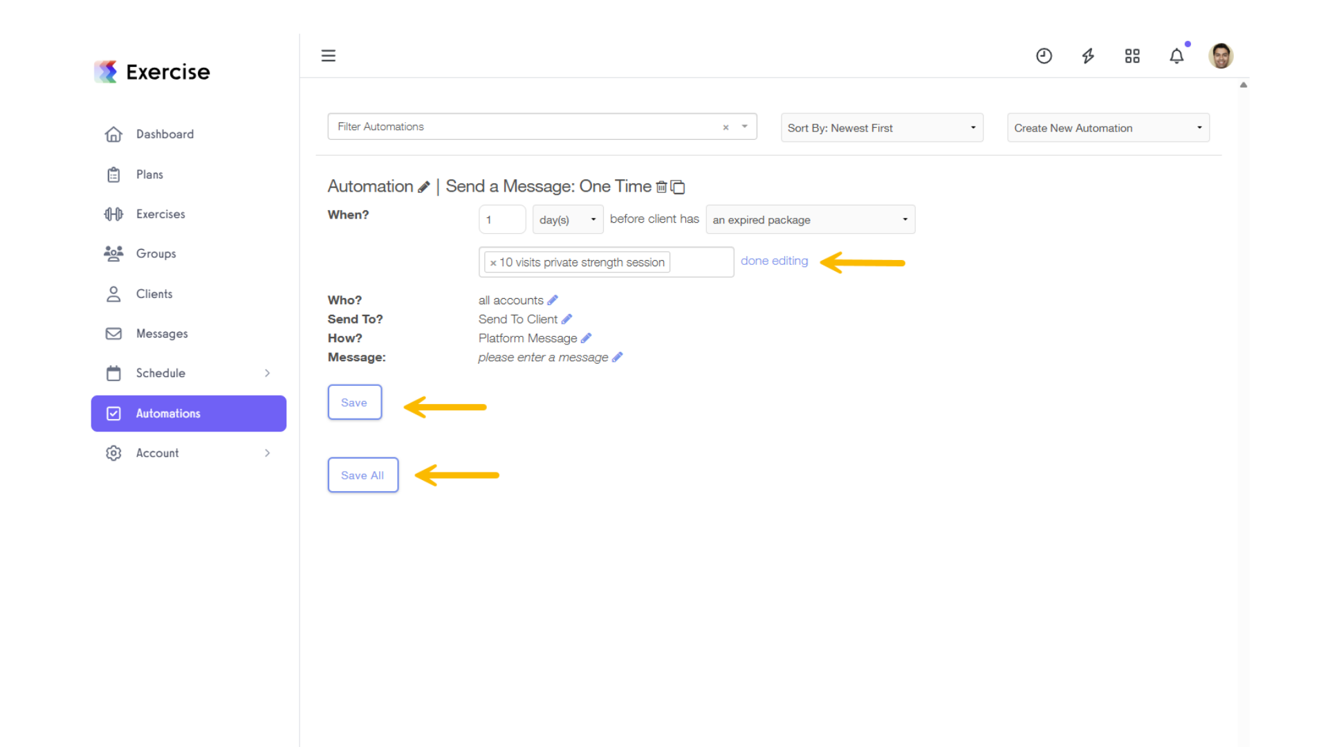 7. Finish Editing and Click 'Save.'