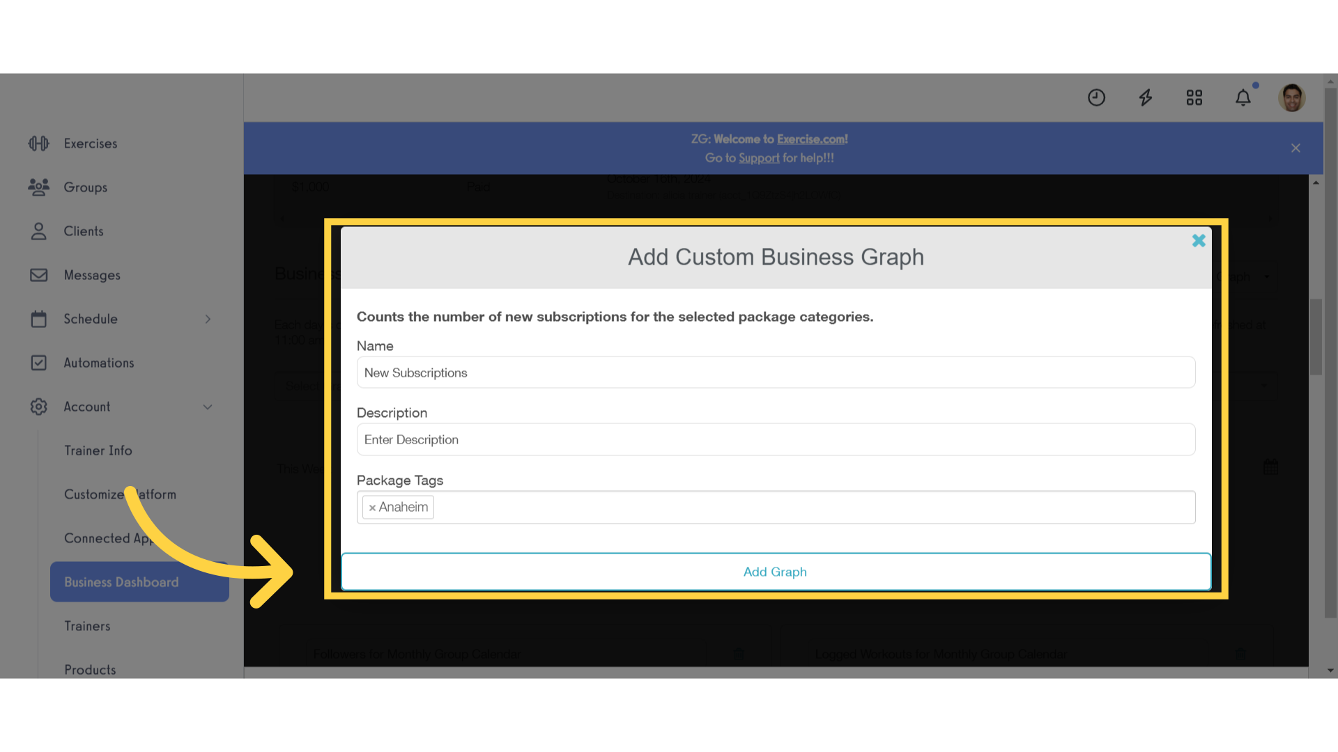 Customize Graph