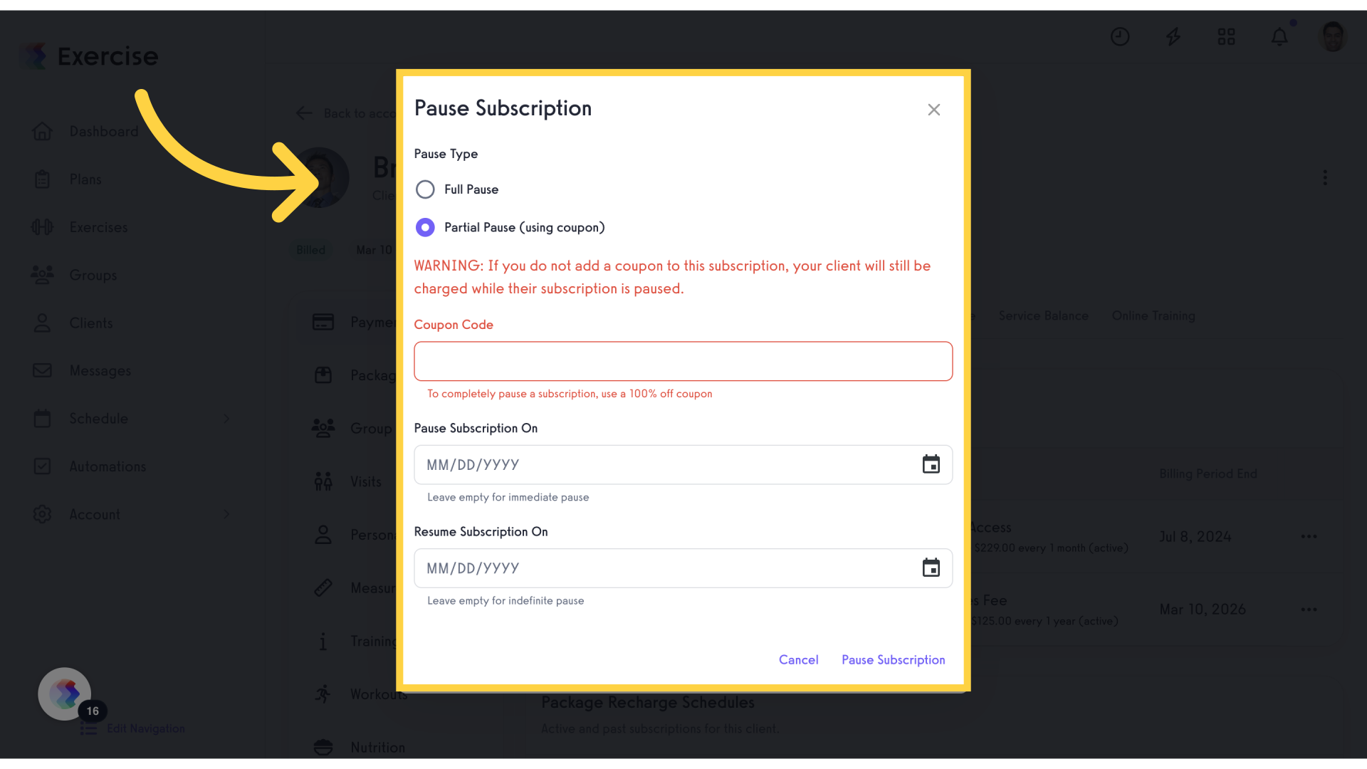 Complete the form