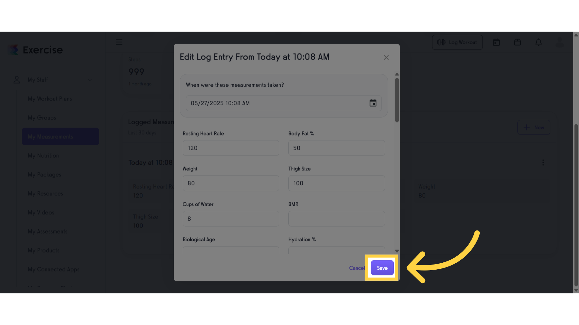 Click 'Save' button