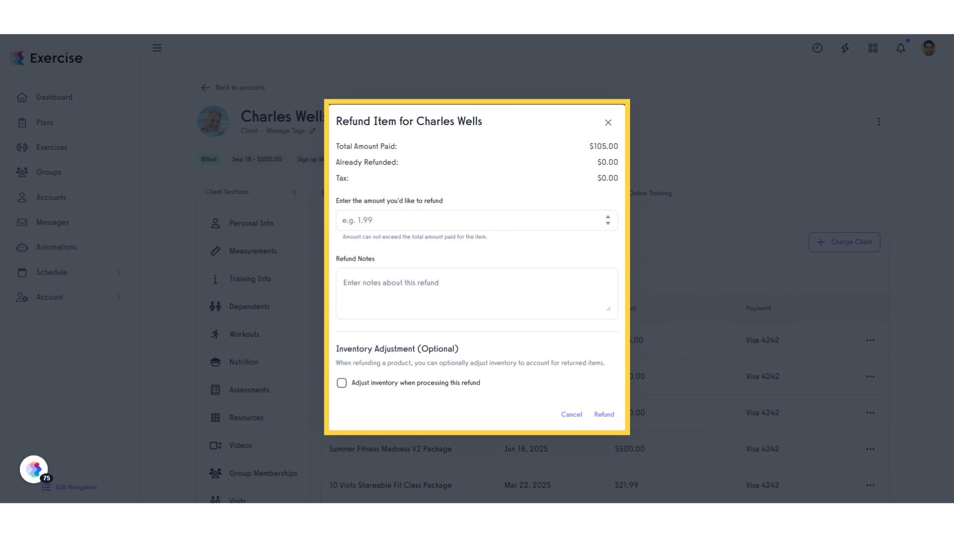 Fill the form.