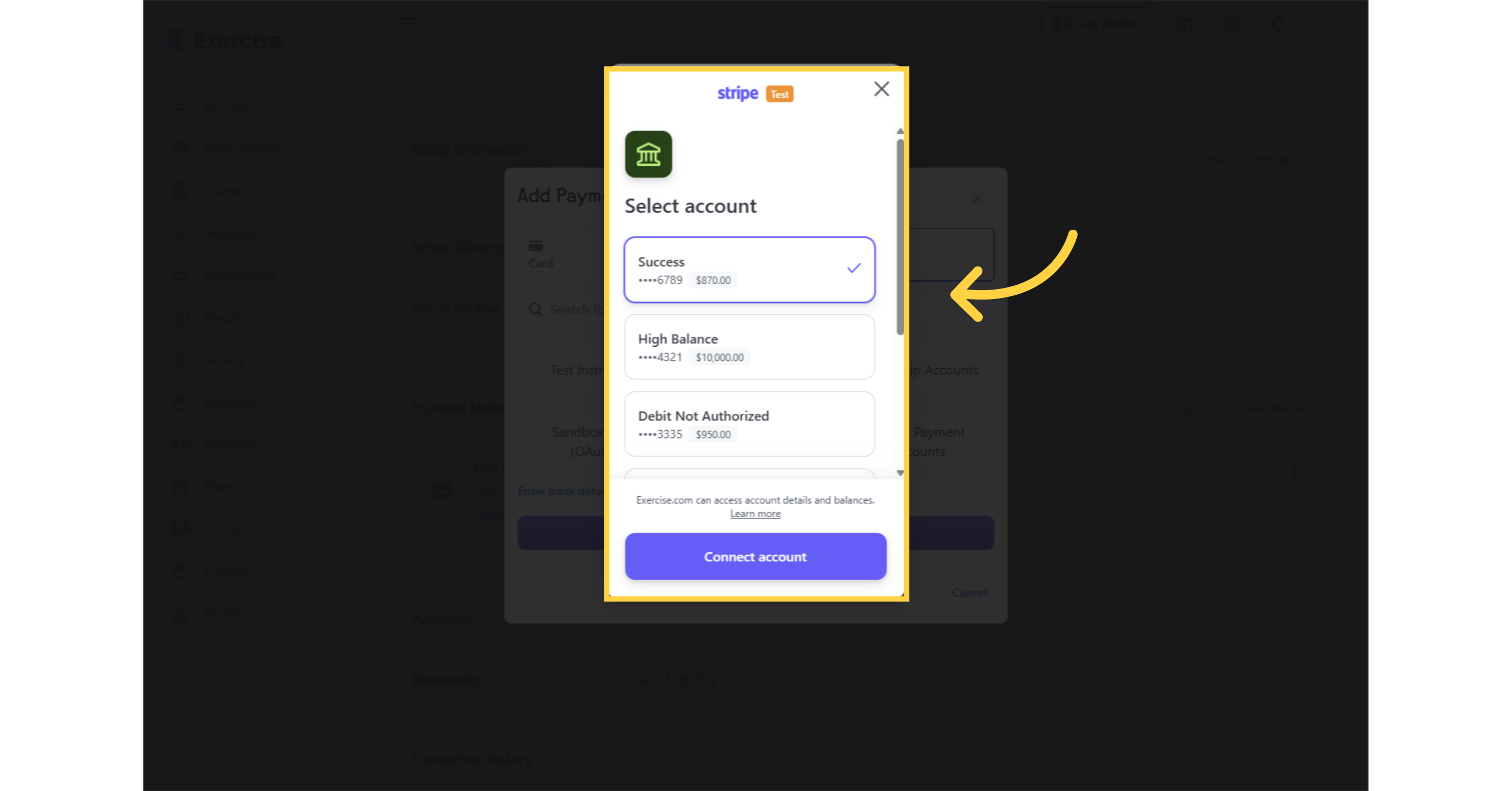 Select Account