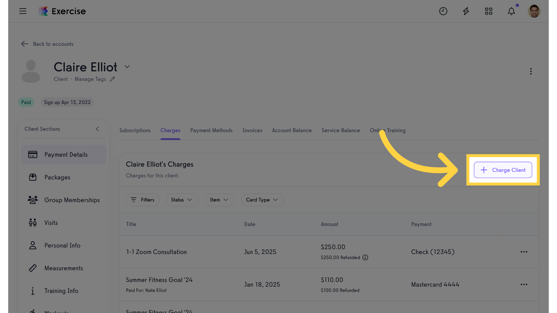 Charge Client