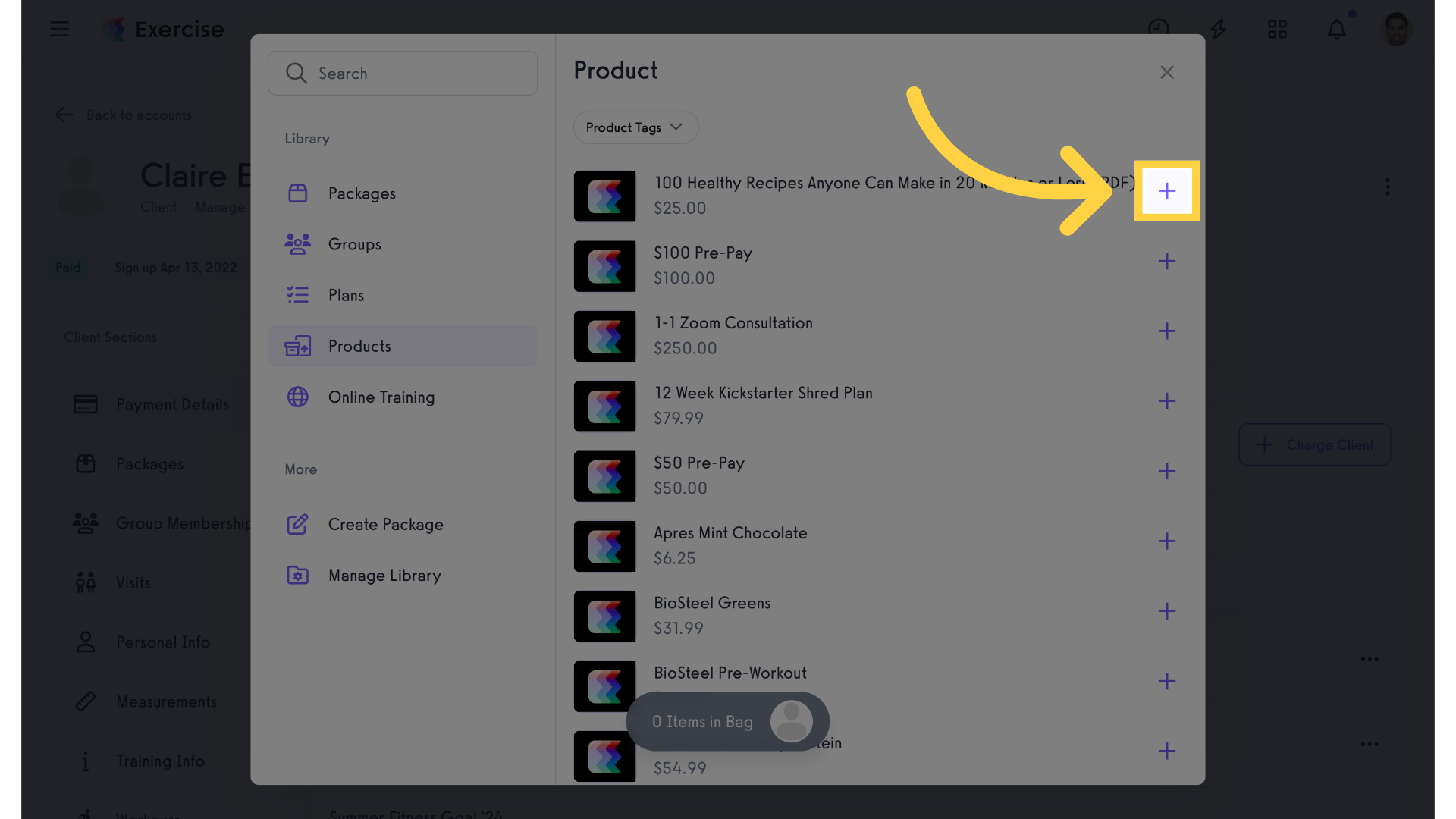 Select Item