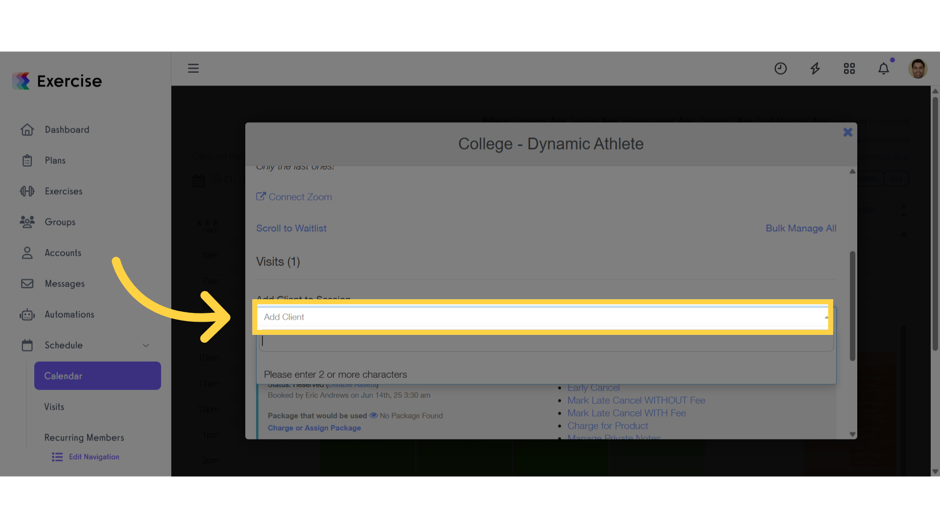 Click 'Add Client'