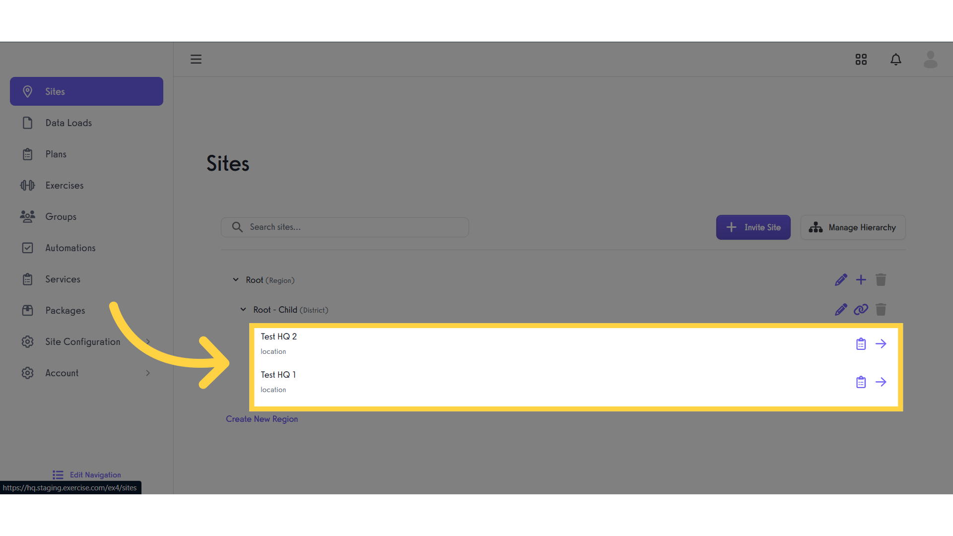 Access Locations