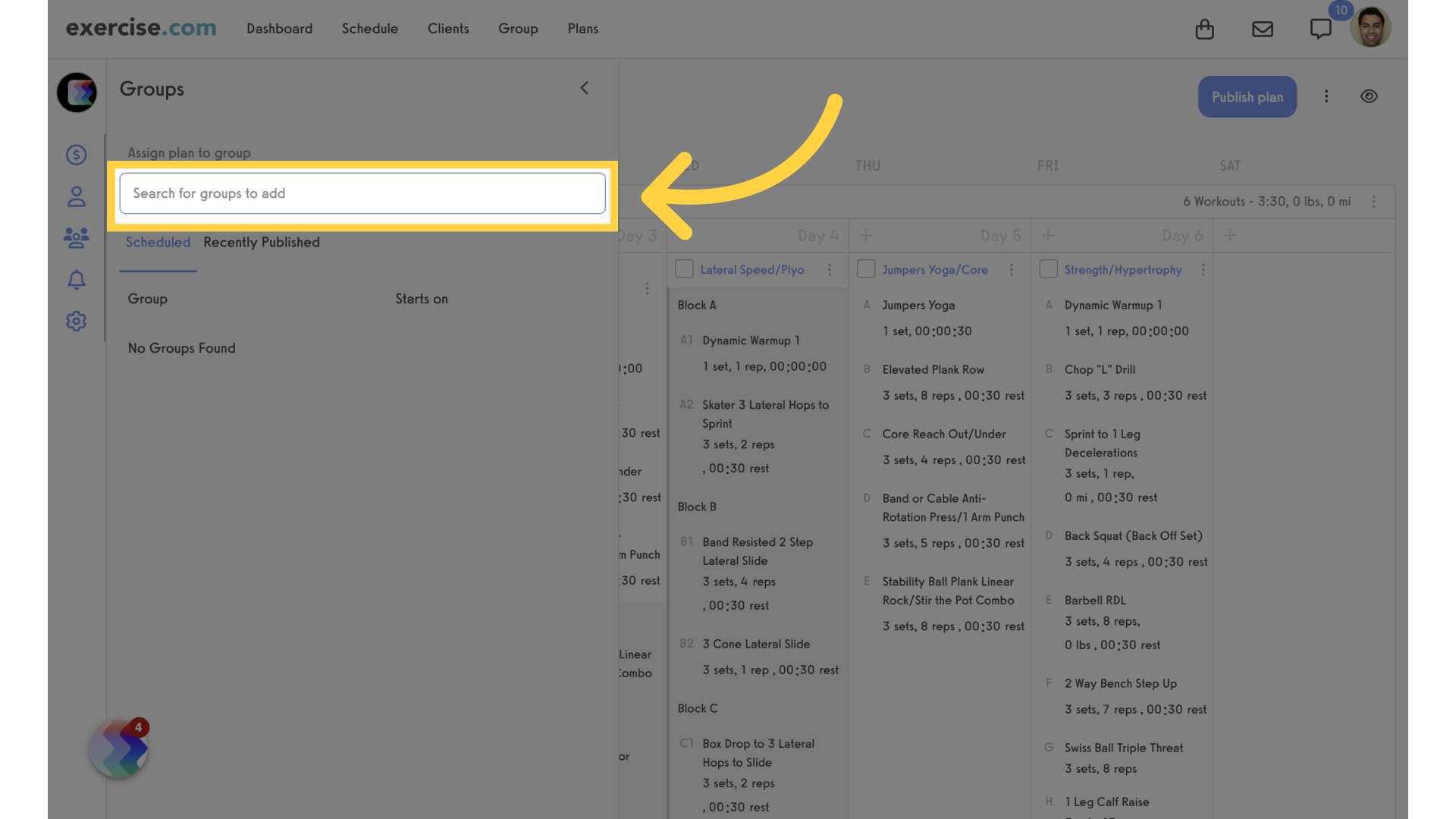 Search Groups