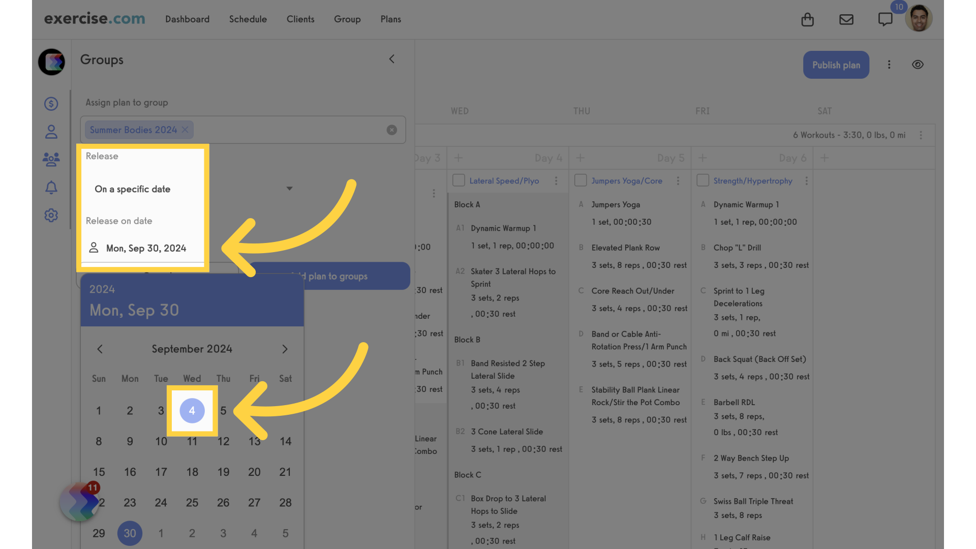 Select a Date