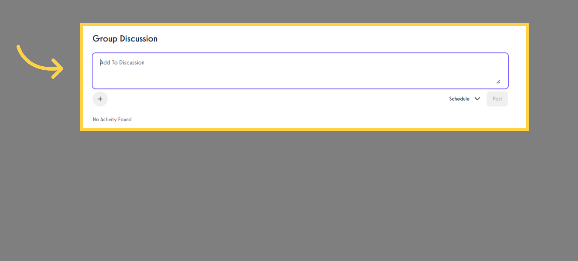 Go to Group Discussion page.