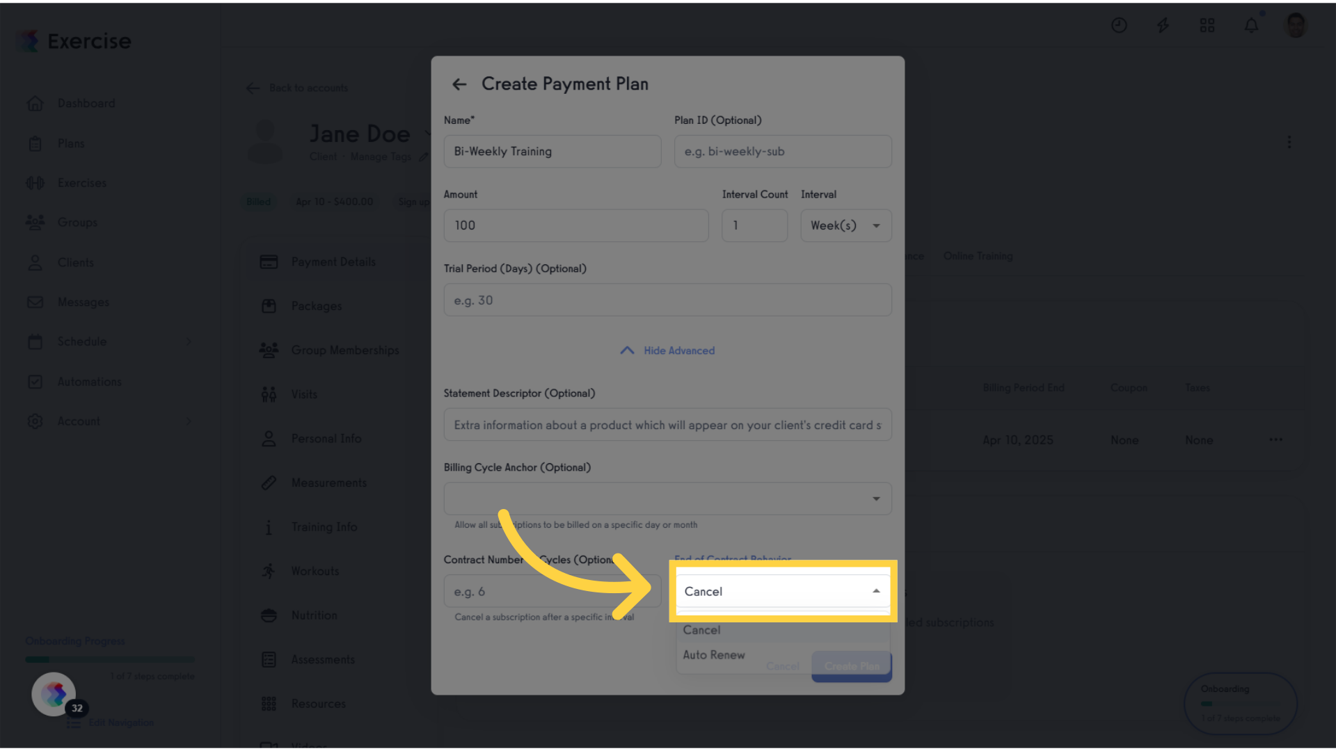 Click 'Cancel'.