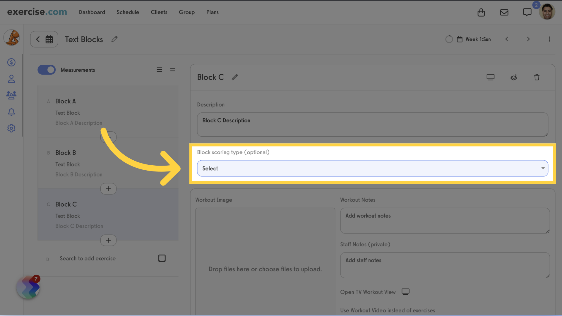 Select Scoring Type