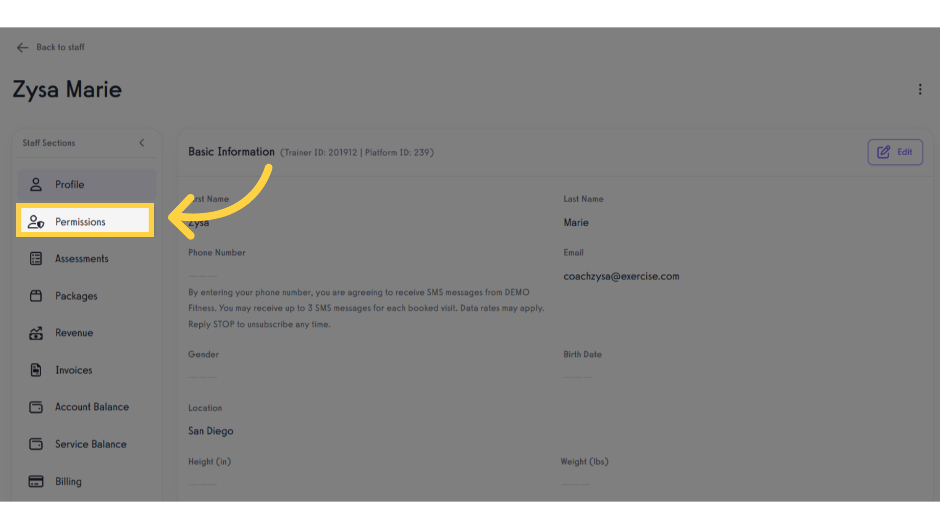 Click 'Permissions'.