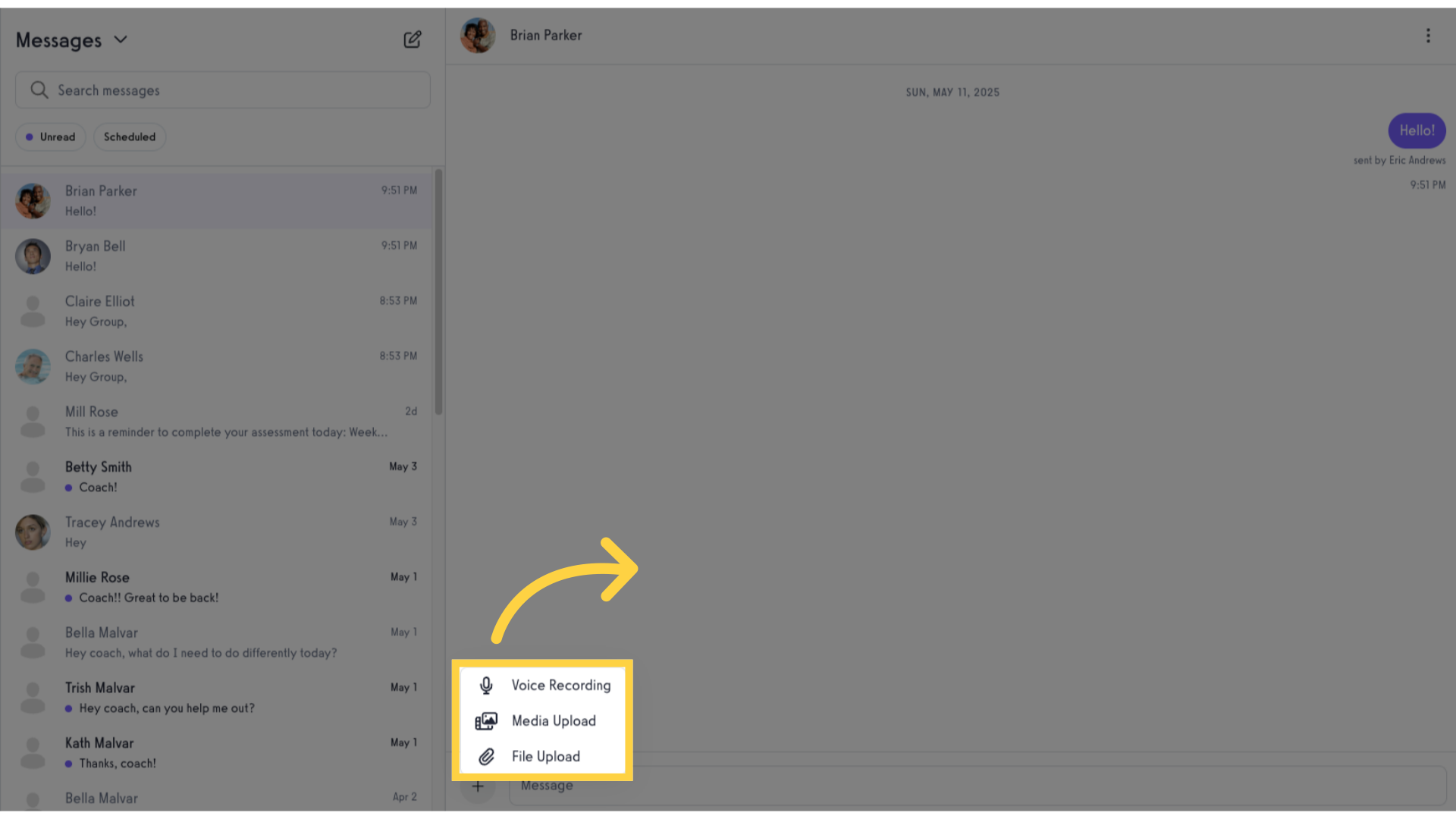 Select file type.