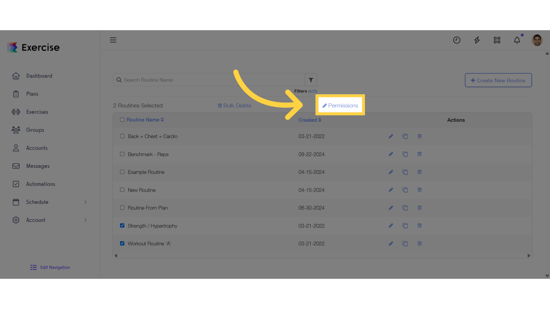 Click 'Permissions'