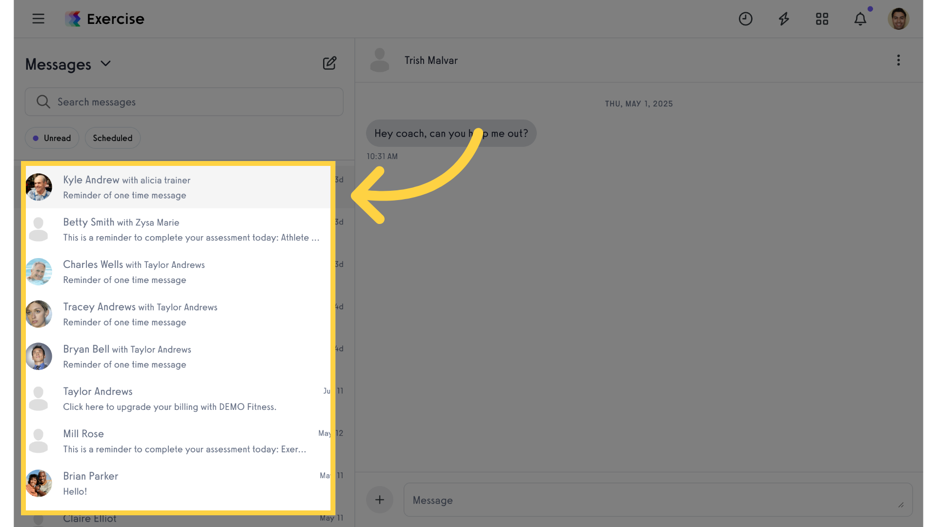 View Message