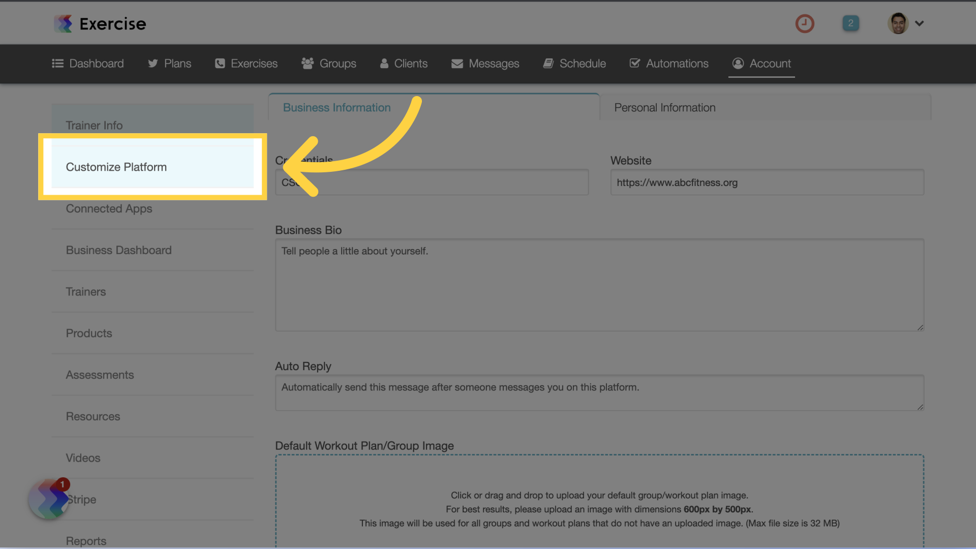 Customize Platform