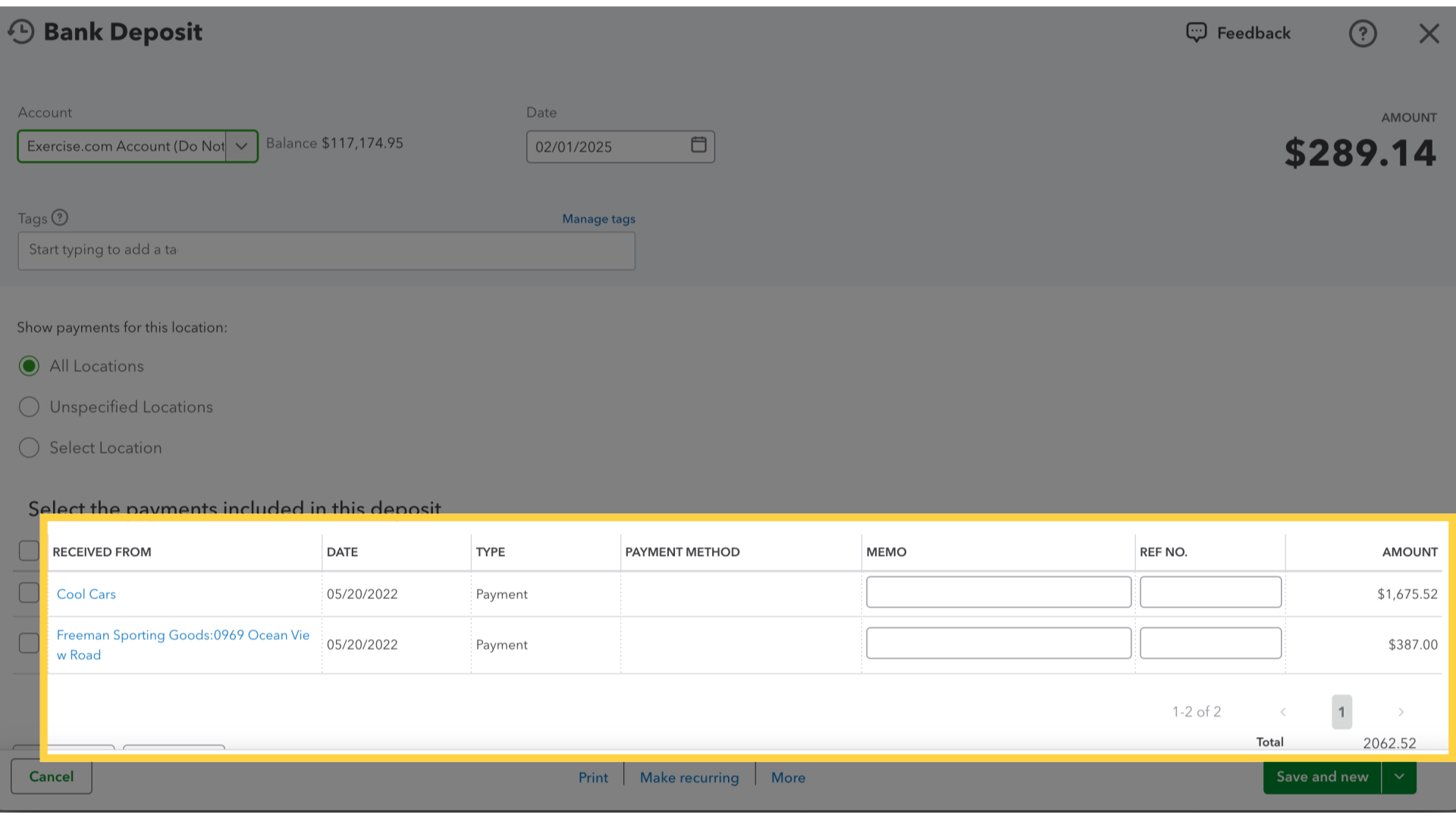 Validate the Transaction