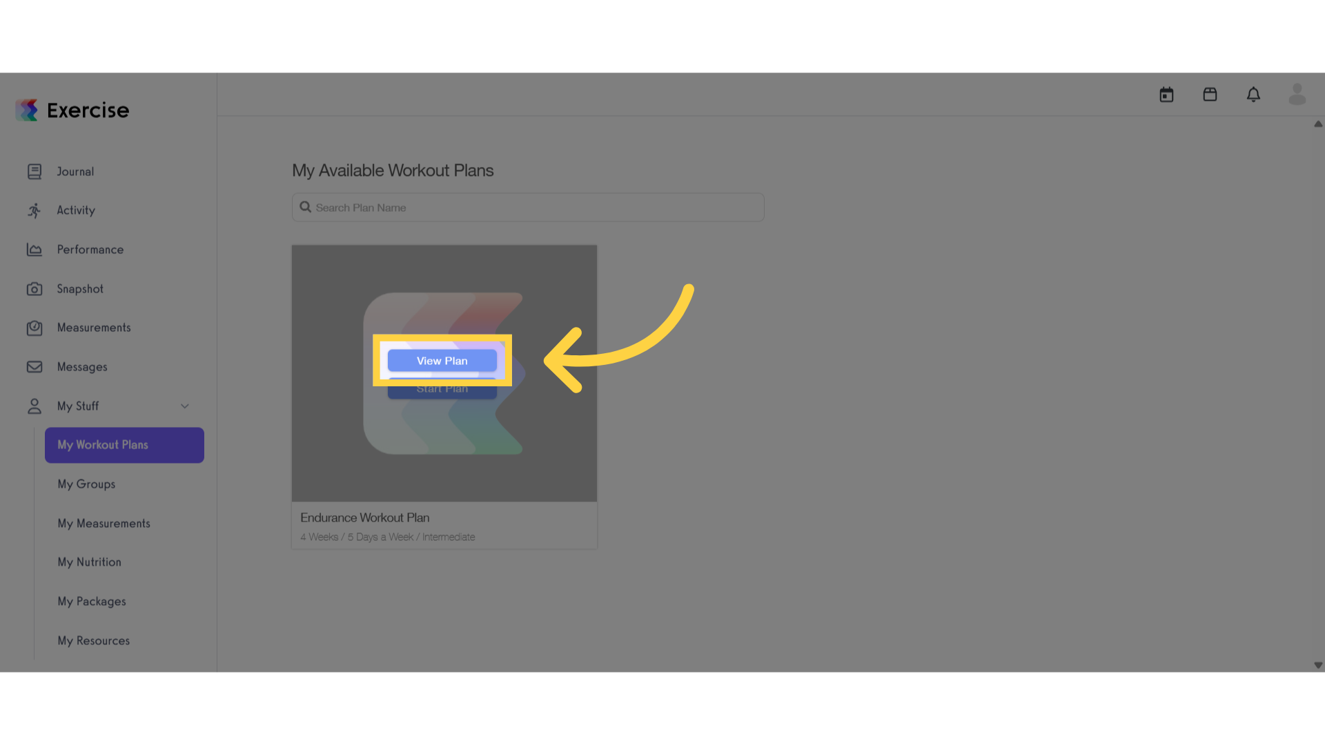 Click 'View Plan'