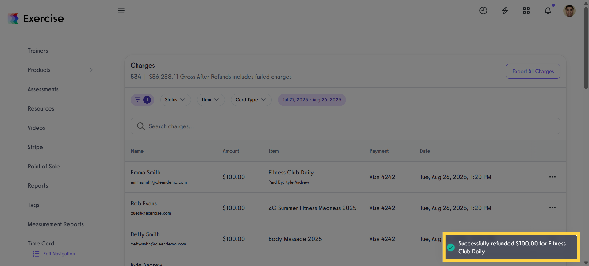 Confirm Refund
