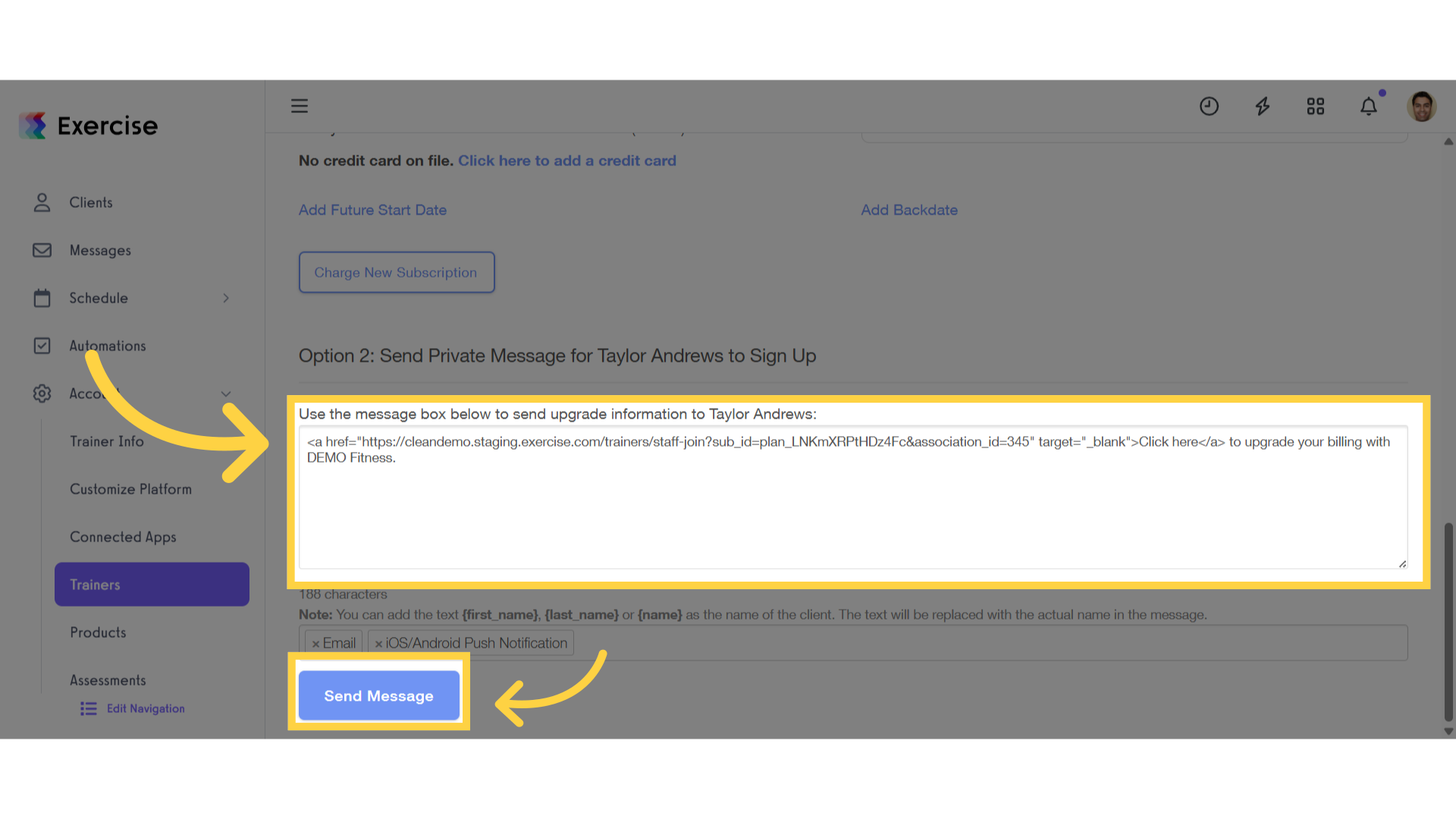 Customize Option 2