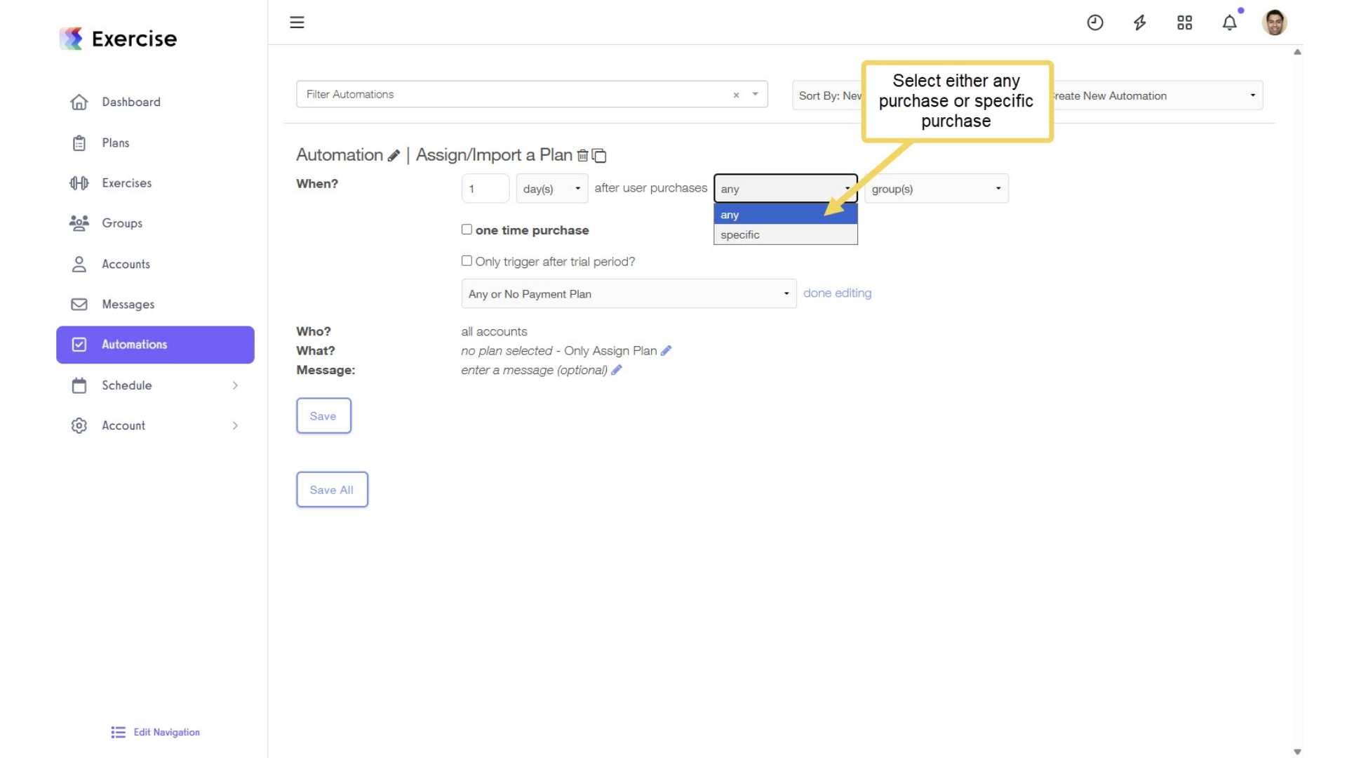 Purchase Any or Specific Automations.