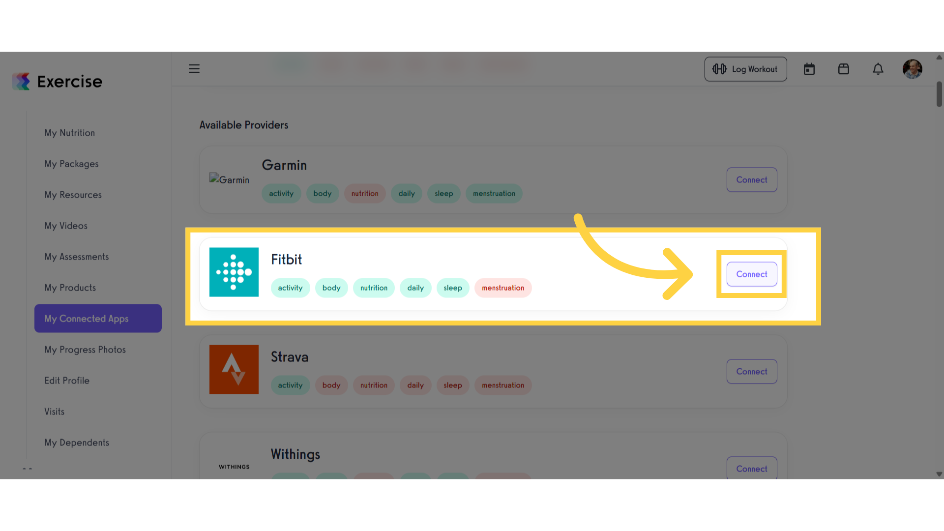 Click 'Connect'