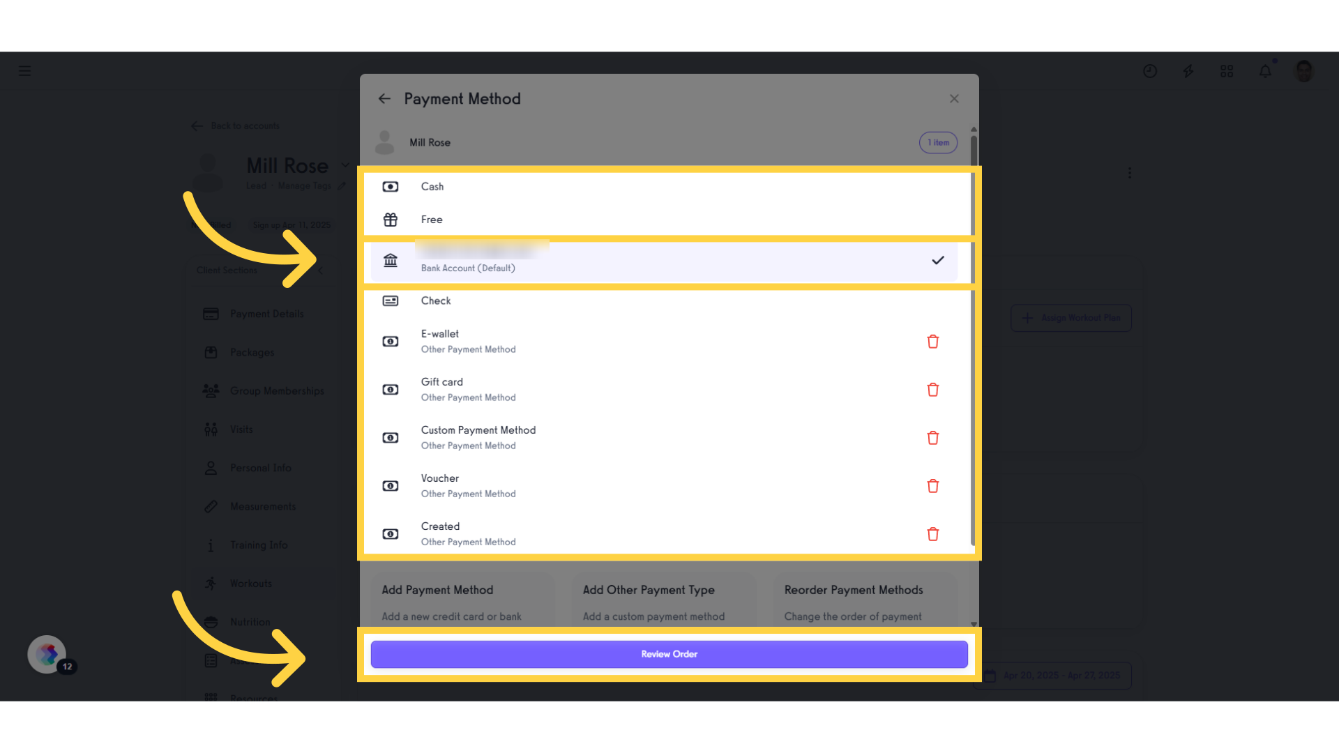 Select Payment Method