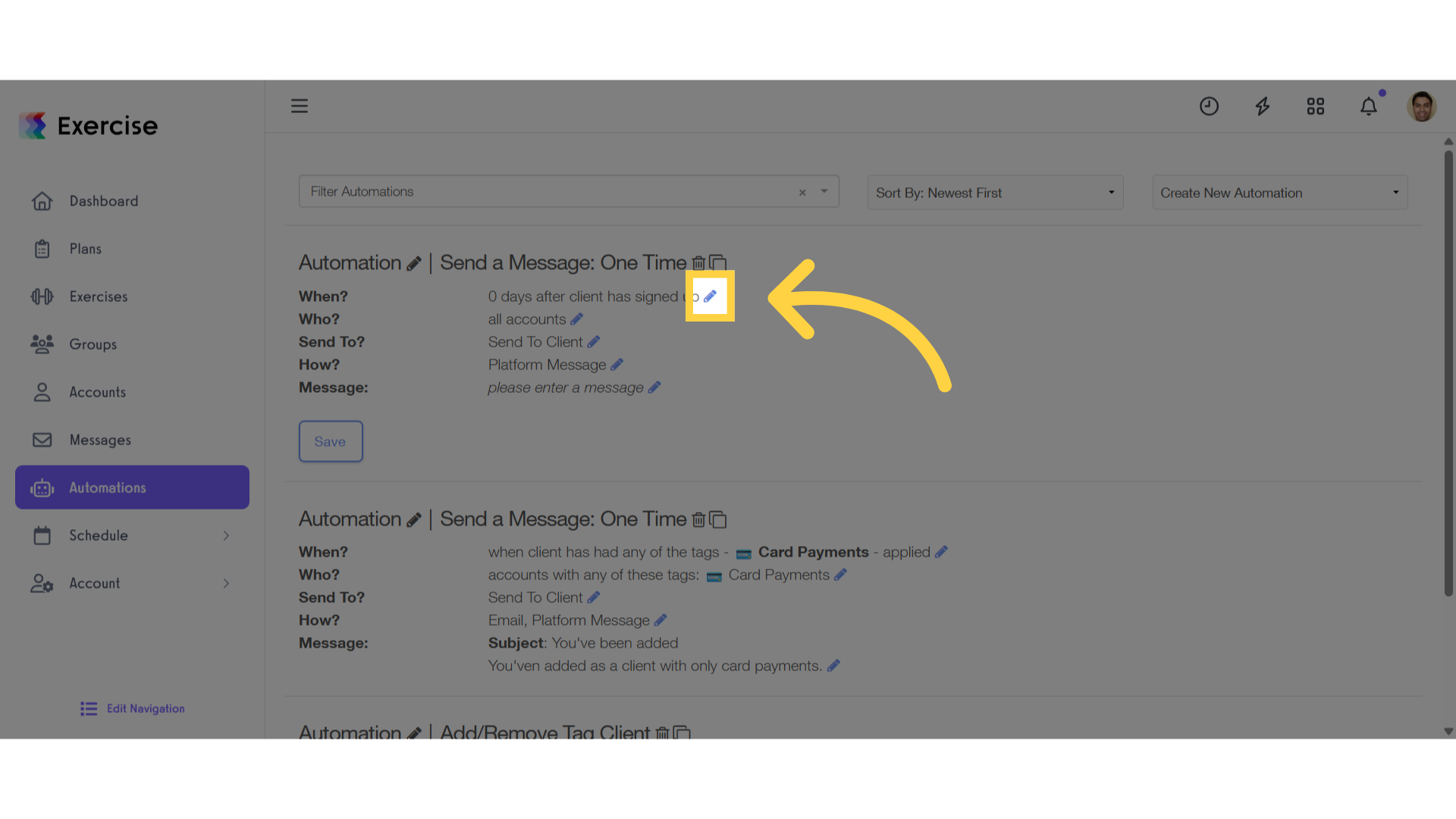 Customize the āWhen?ā Settings