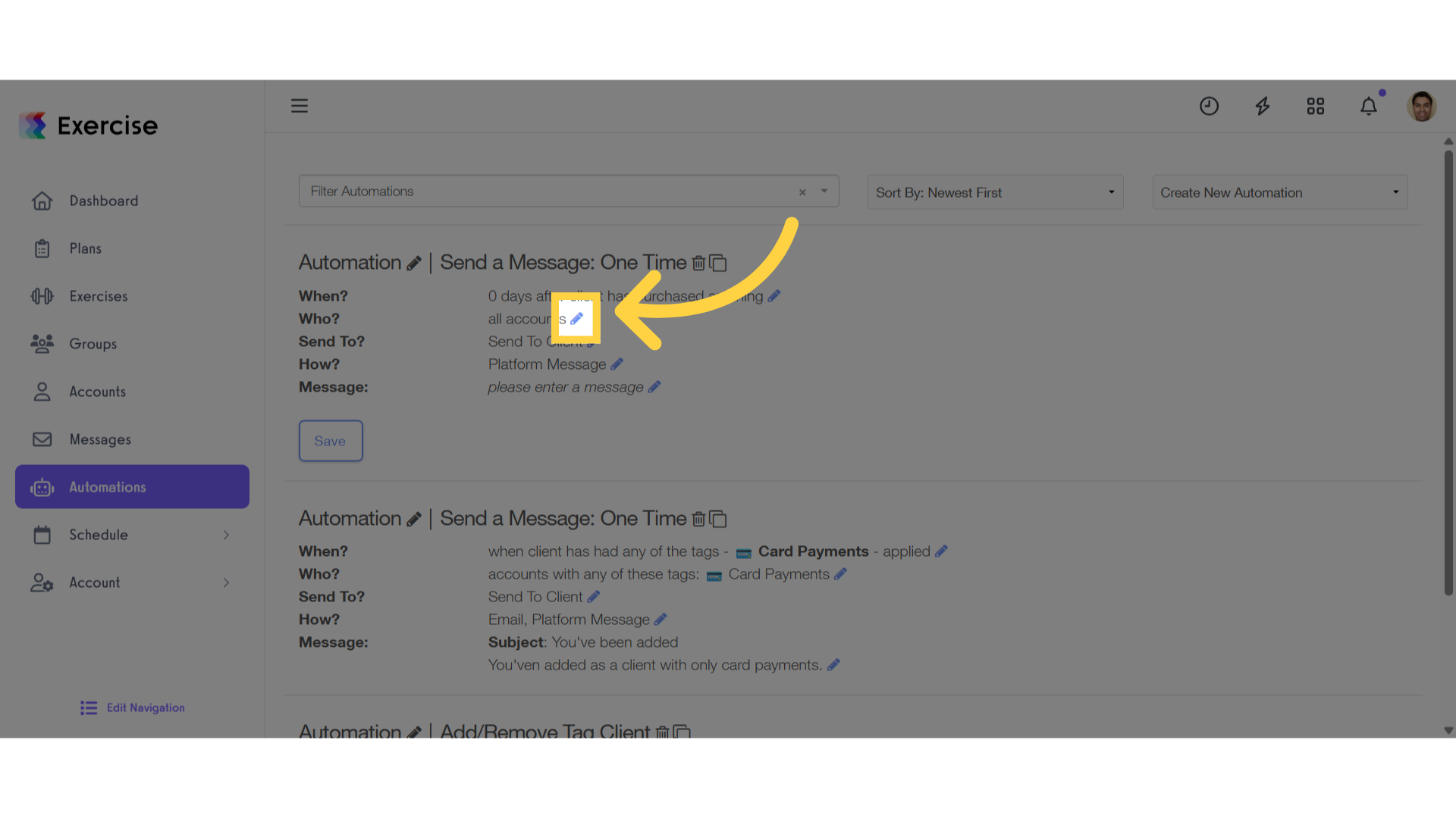 Customize the āWho?ā Settings