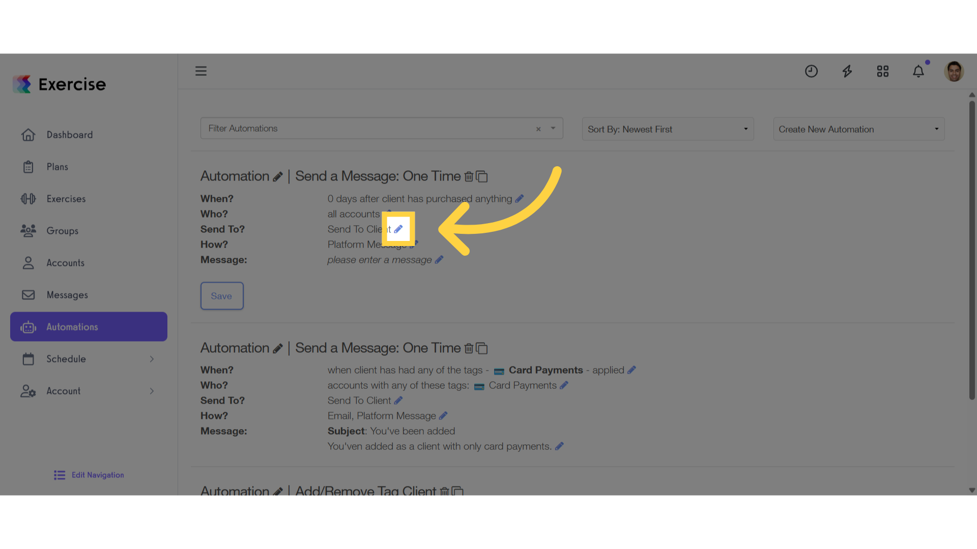 Customize the āSend To?ā Settings