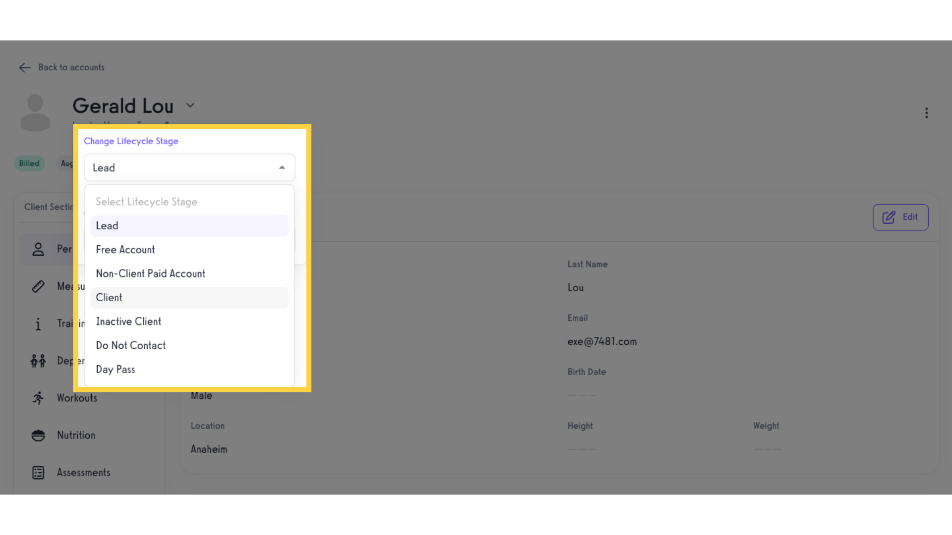Lifecycle Options