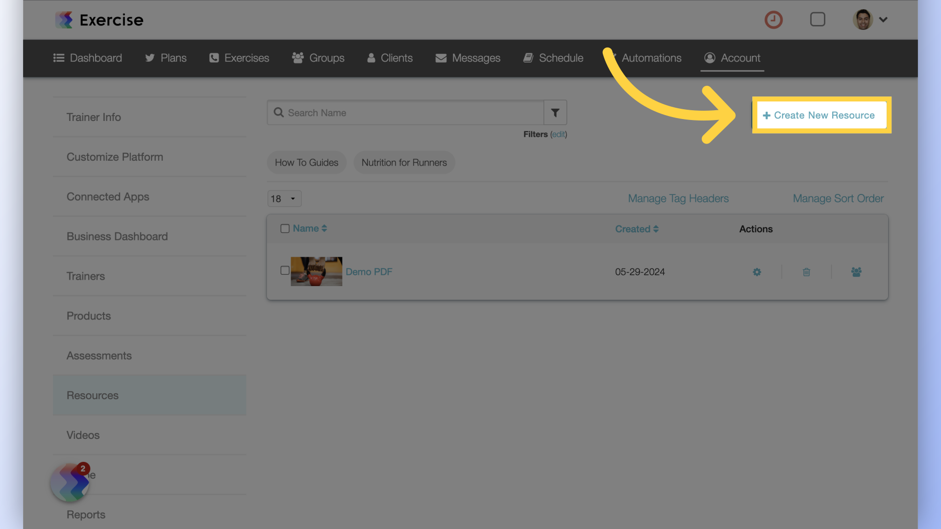 Assign Resource