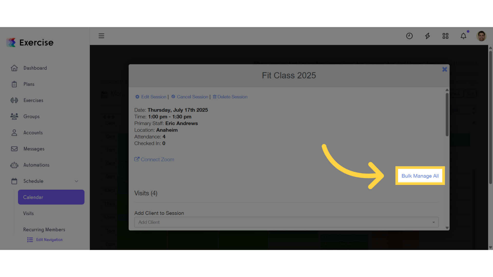 Click 'Bulk Manage All'